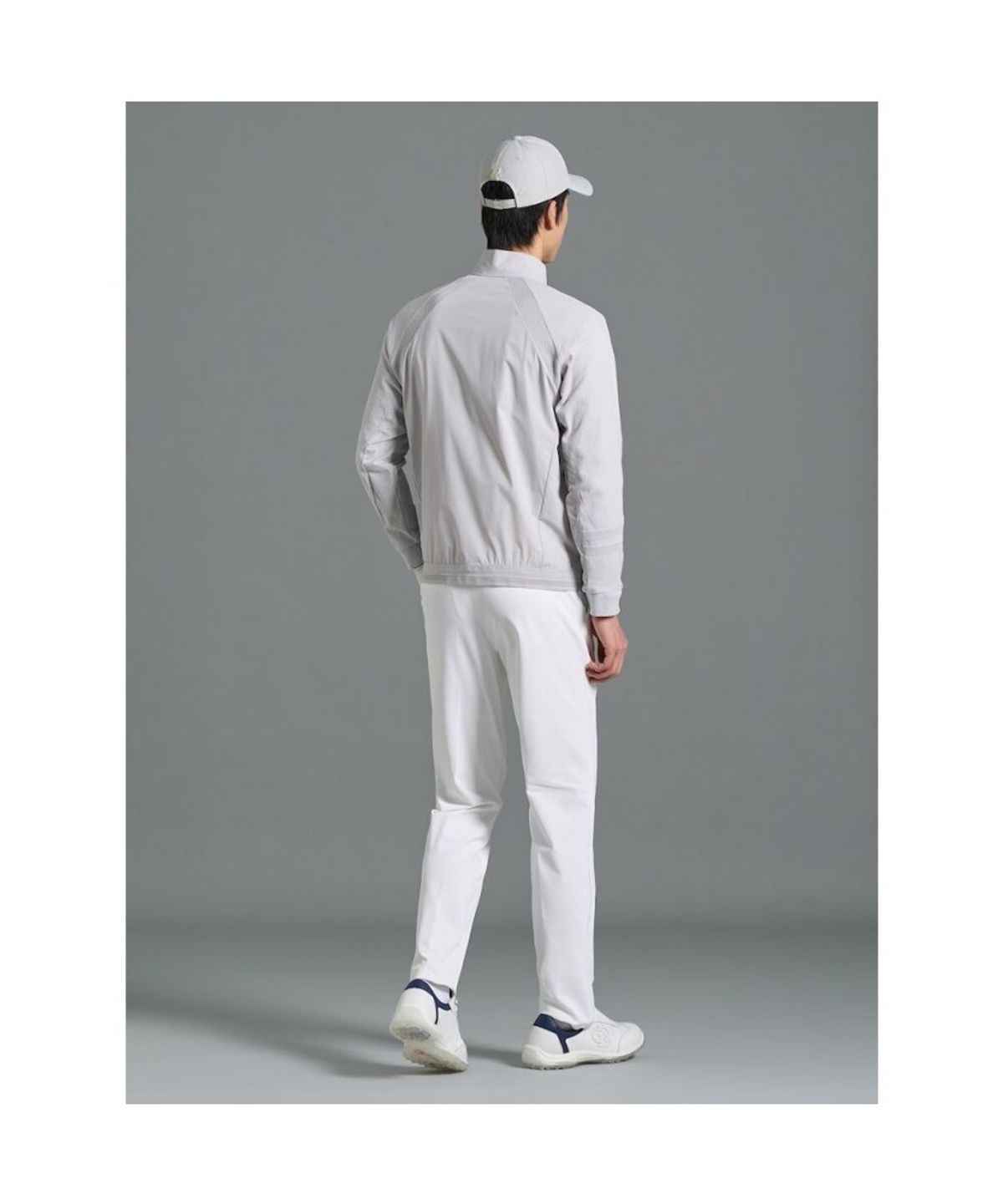 빈폴골프(BEANPOLE GOLF) [B_under] 남성 니트 믹스 하이브리드 점퍼 - 라이트 그레이