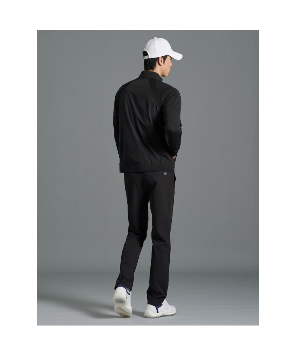 빈폴골프(BEANPOLE GOLF) [B_under] 남성 니트 믹스 하이브리드 점퍼 - 블랙