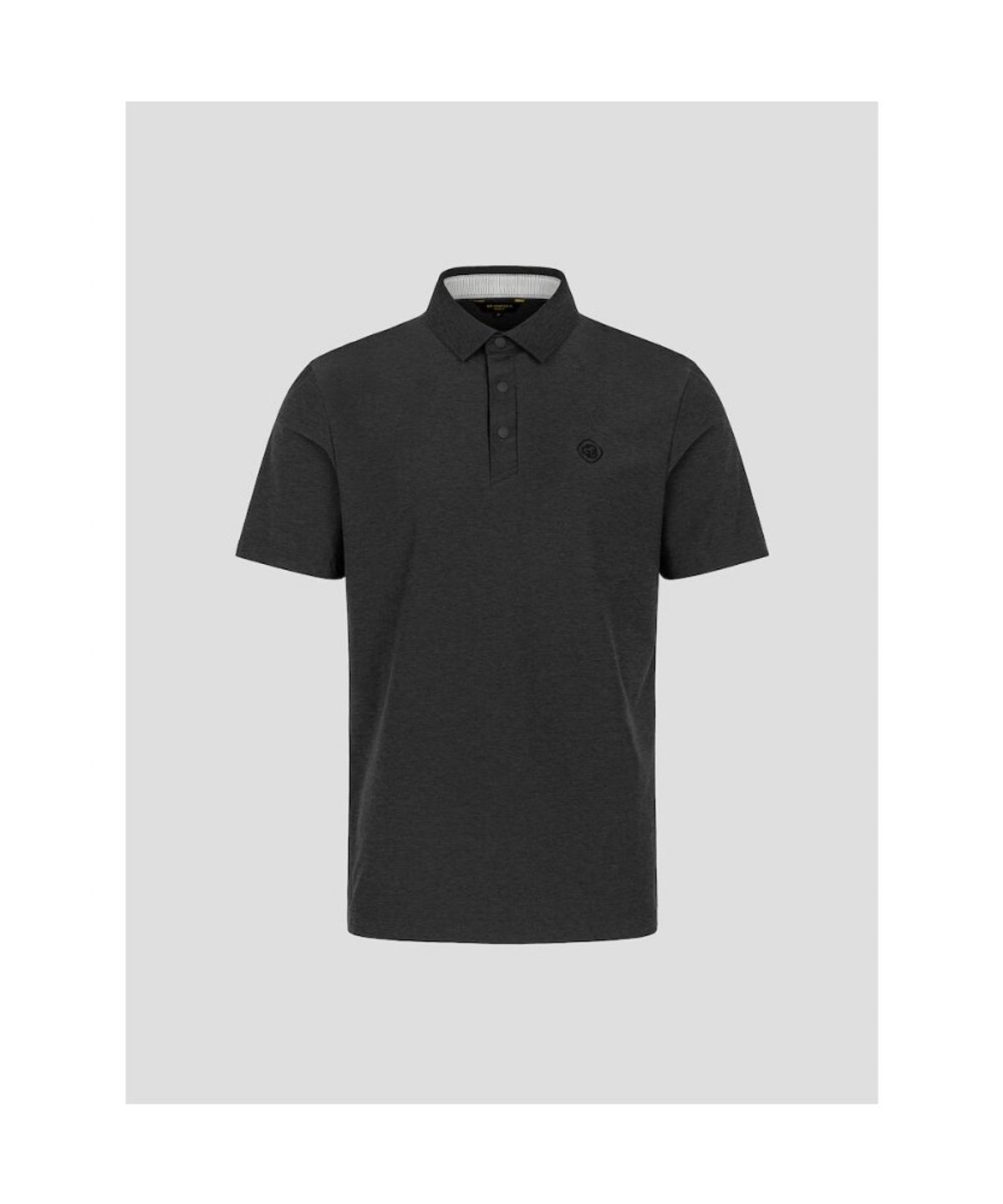 빈폴골프(BEANPOLE GOLF) [B_under] 남성 카르비코 반소매 칼라 티셔츠 - 블랙