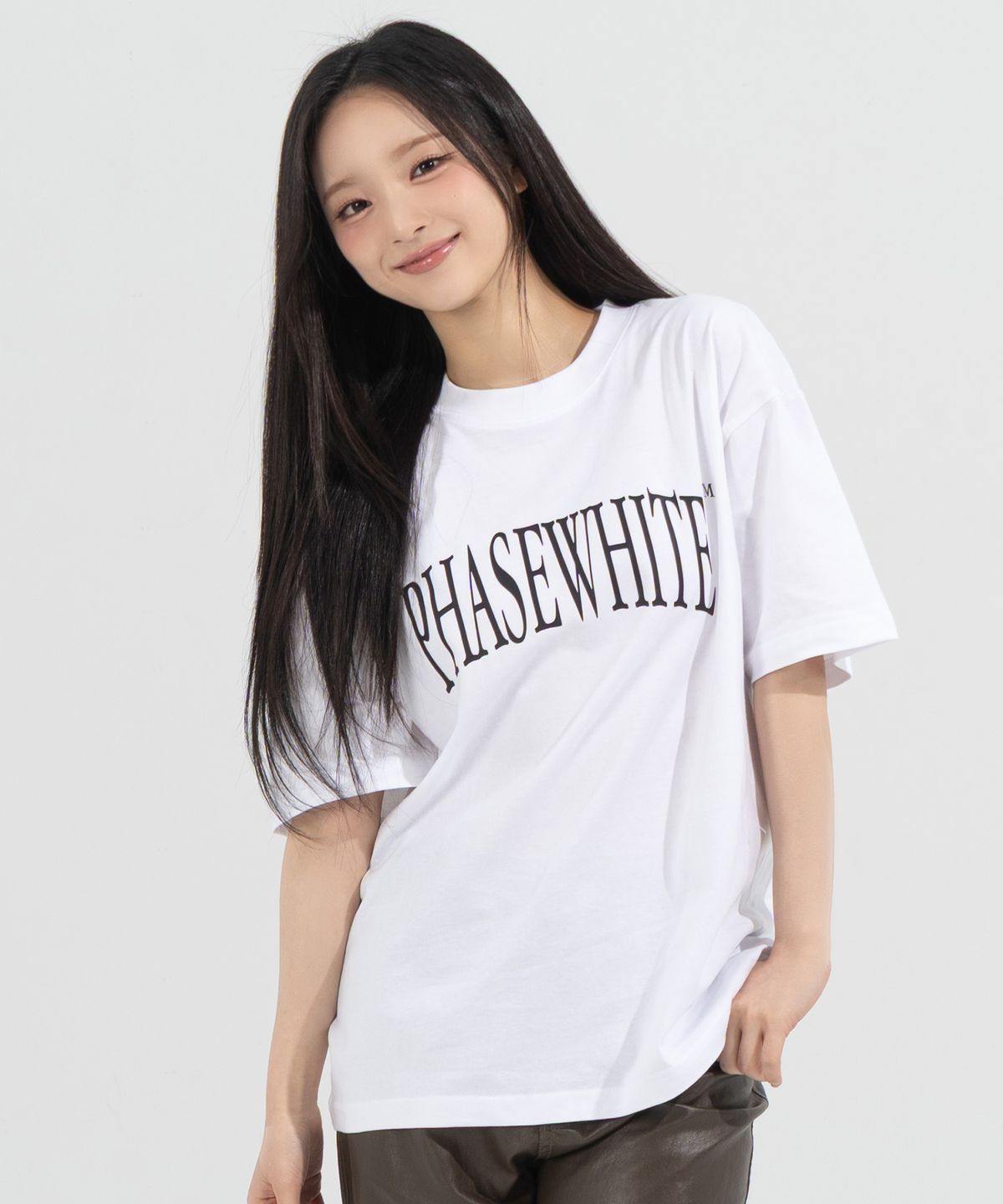 페이즈화이트(PHASEWHITE) [PHASE_1] DIVE LOGO TEE_WHITE / 8802026-ST01