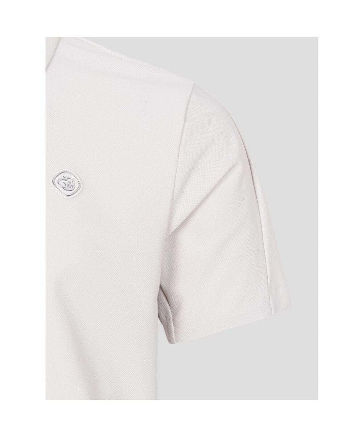 빈폴골프(BEANPOLE GOLF) [B_under] 남성 입체 패턴 반소매 칼라티 - 라이트 그레이