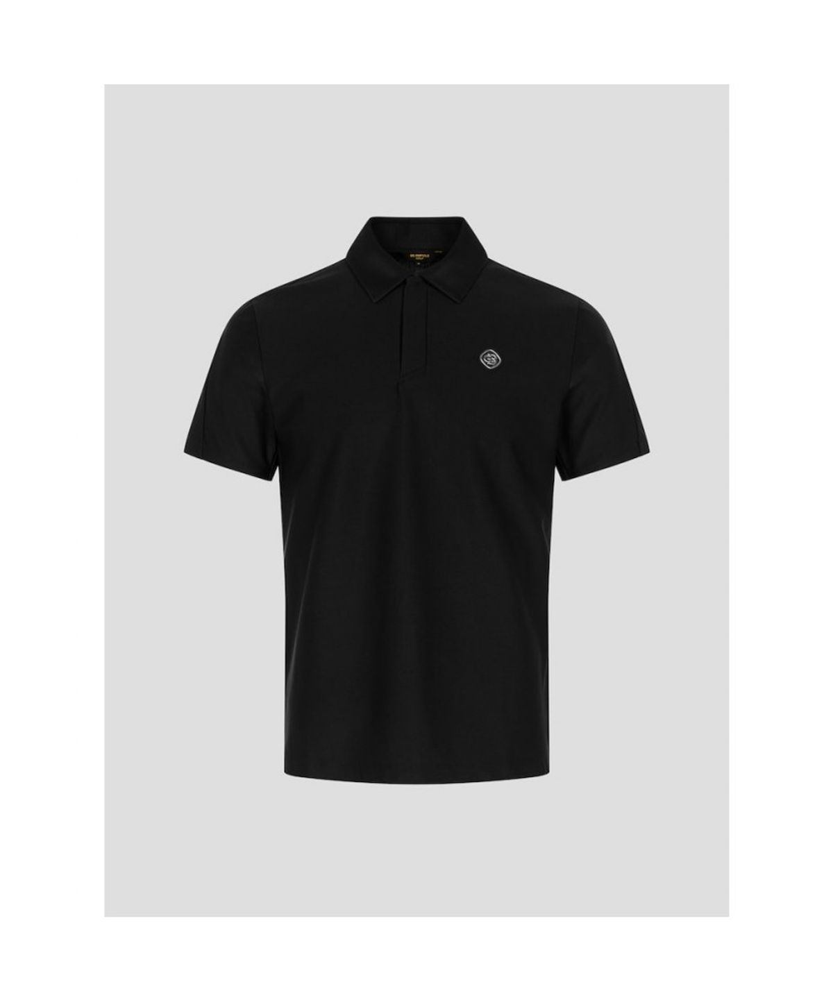 빈폴골프(BEANPOLE GOLF) [B_under] 남성 입체 패턴 반소매 칼라티 - 블랙
