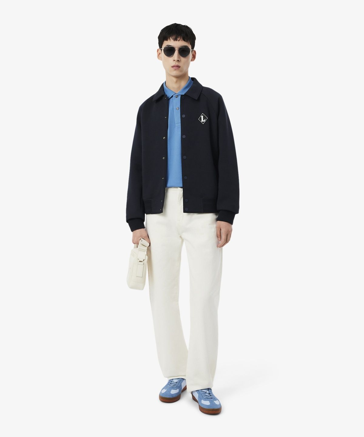 라코스테(LACOSTE) 남성 Baseshot Pro 레더 스니커즈 RZ7077M56G LBG