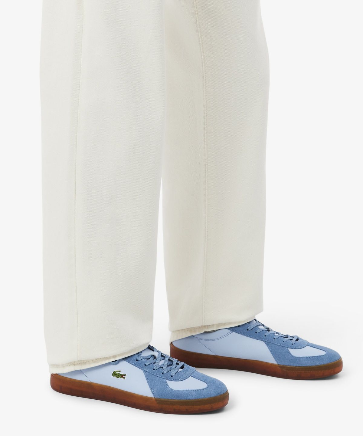 라코스테(LACOSTE) 남성 Baseshot Pro 레더 스니커즈 RZ7077M56G LBG