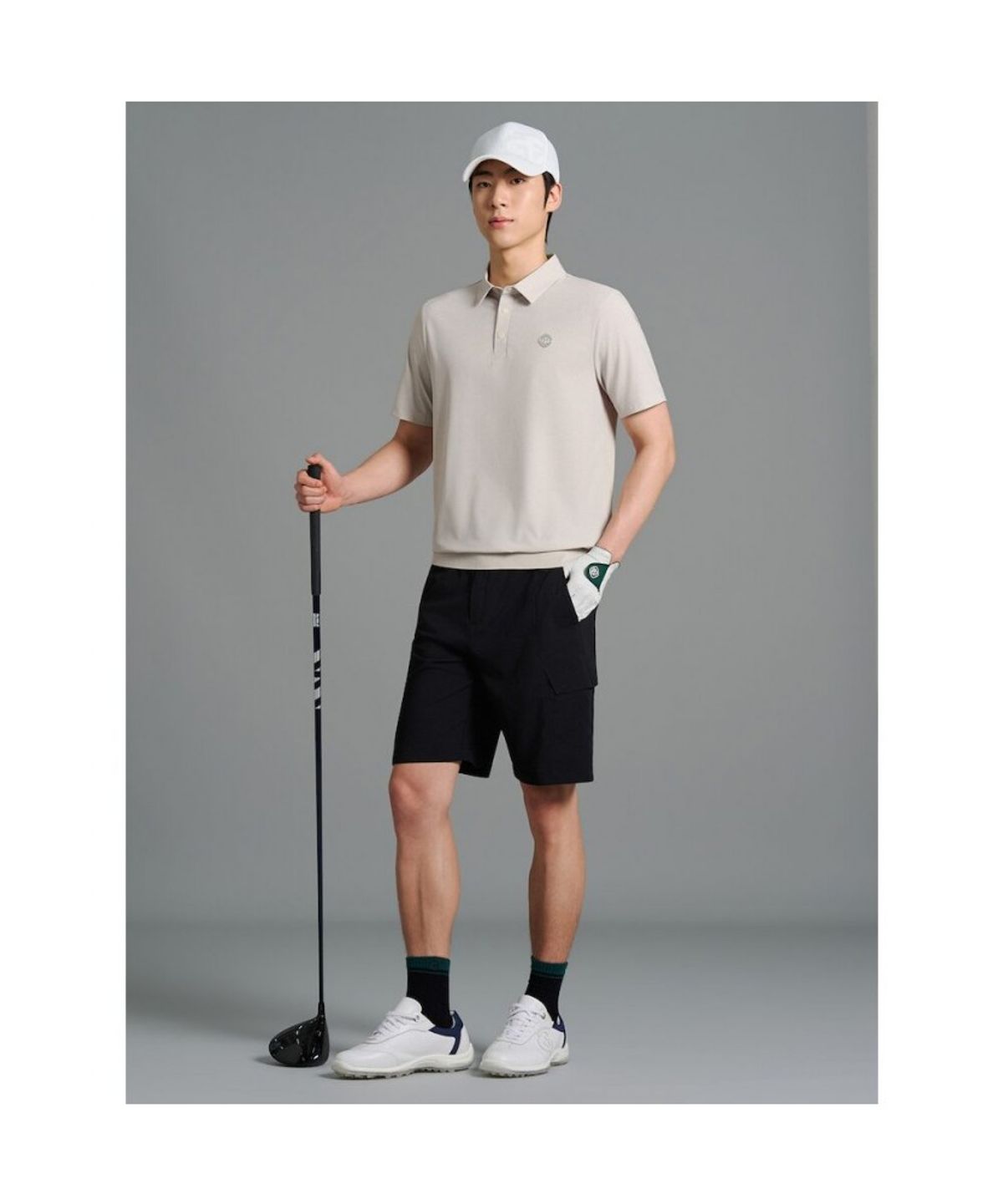 빈폴골프(BEANPOLE GOLF) [B_under] 남성 하이브리드 니트 칼라티 - 베이지