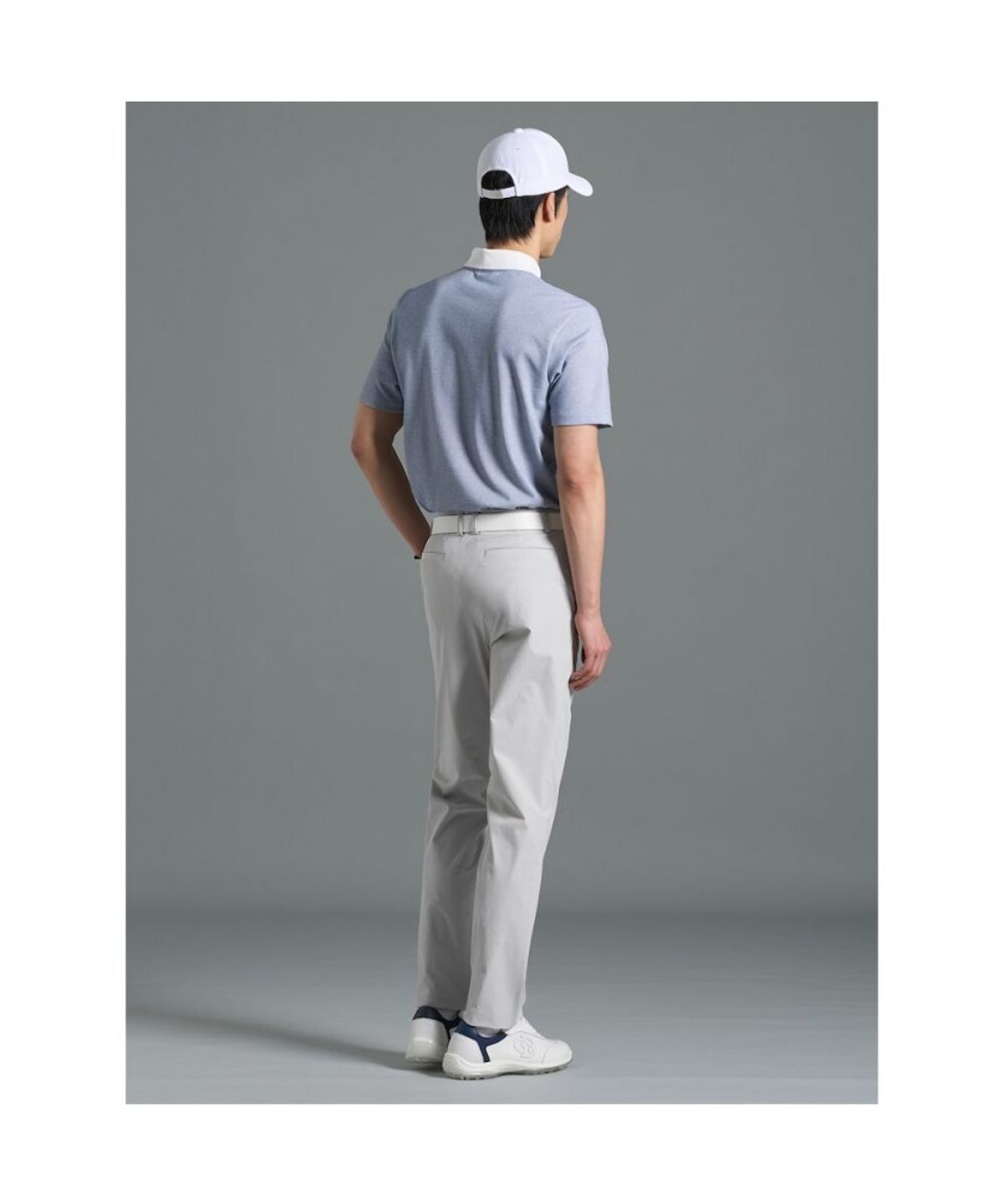 빈폴골프(BEANPOLE GOLF) 남성 텍스처 스트레이트 팬츠 - 라이트 그레이