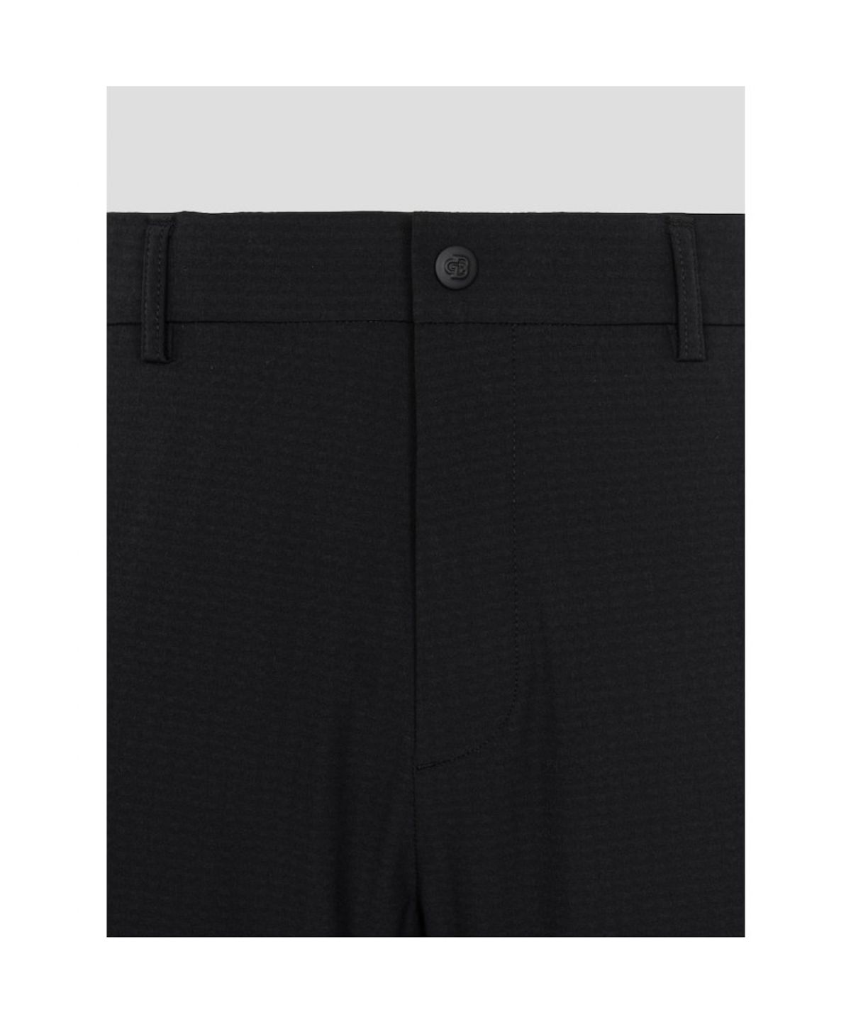빈폴골프(BEANPOLE GOLF) 남성 텍스처 스트레이트 팬츠 - 블랙