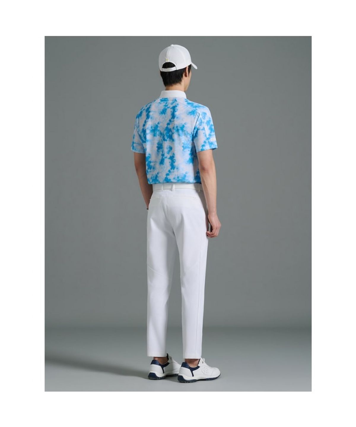 빈폴골프(BEANPOLE GOLF) [B_under] 남성 입체 패턴 슬림 팬츠 - 화이트