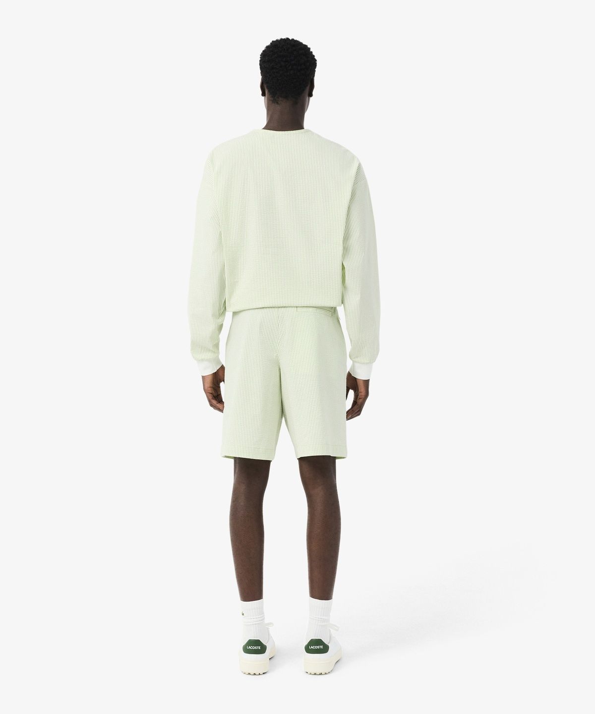 라코스테(LACOSTE) 남성 골프 시어서커 버뮤다 팬츠 FH1283-56G 3IG