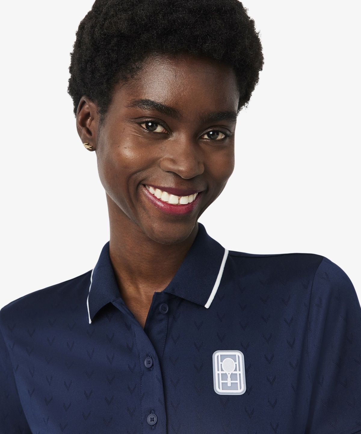 라코스테(LACOSTE) 여성 테니스 헤리티지 V컷 폴로 셔츠 PF0232-56G 166