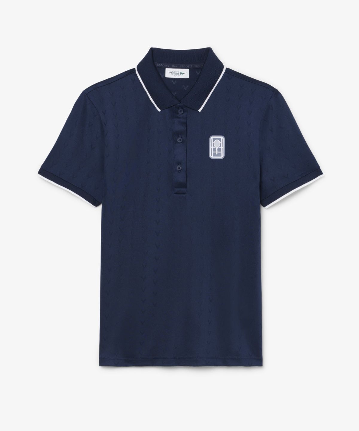 라코스테(LACOSTE) 여성 테니스 헤리티지 V컷 폴로 셔츠 PF0232-56G 166