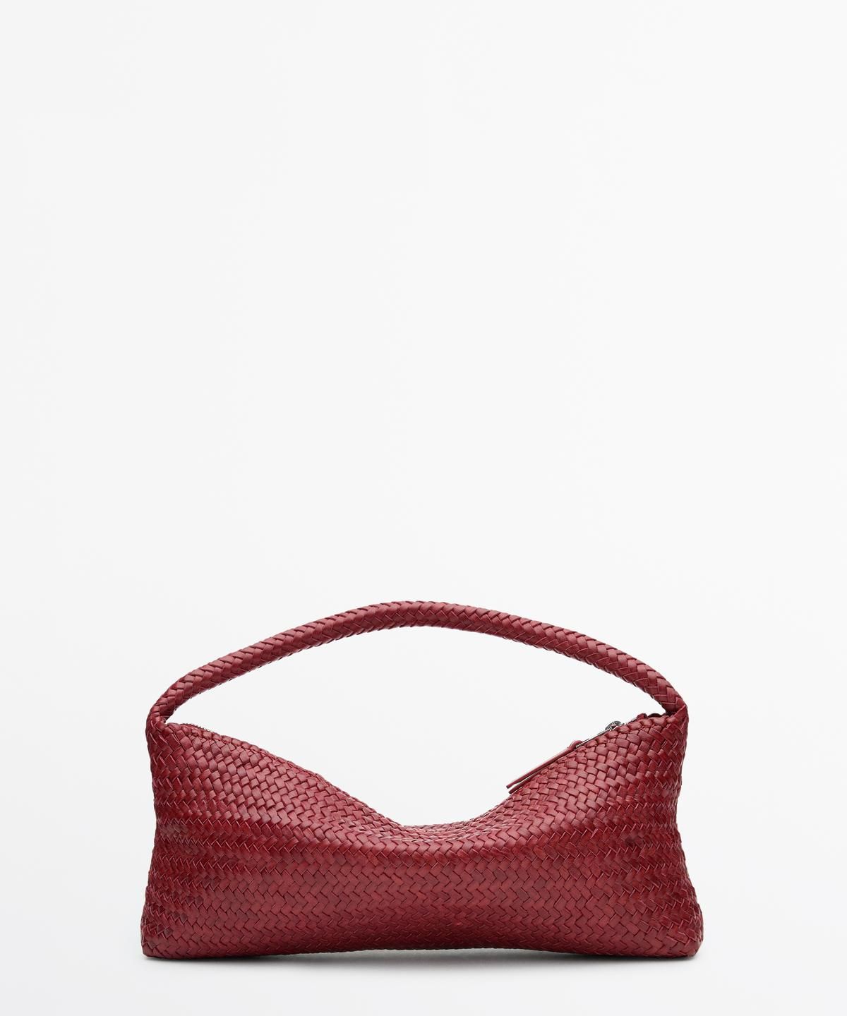 마시모두띠(MASSIMO DUTTI) 나파 가죽 위빙 백