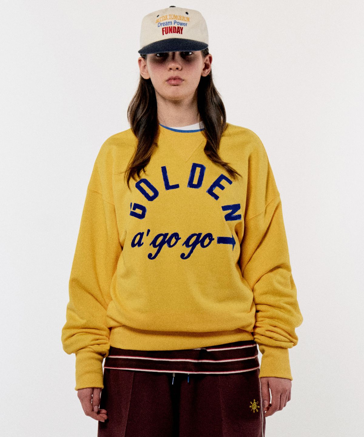골든선샤인(GOLDEN SUNSHINE) GOGO SWEATSHIRTS_GOLDENYELLOW