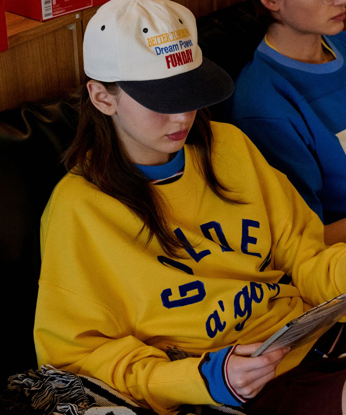 골든선샤인(GOLDEN SUNSHINE) GOGO SWEATSHIRTS_GOLDENYELLOW