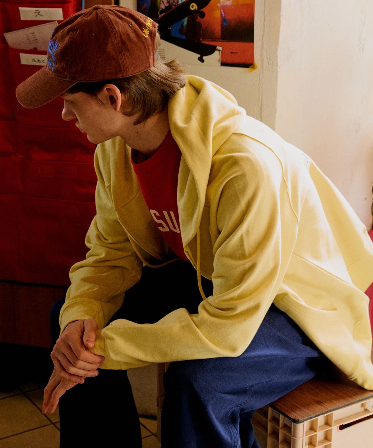 골든선샤인(GOLDEN SUNSHINE) GOLDEN BASIC HOODIE_BUTTER