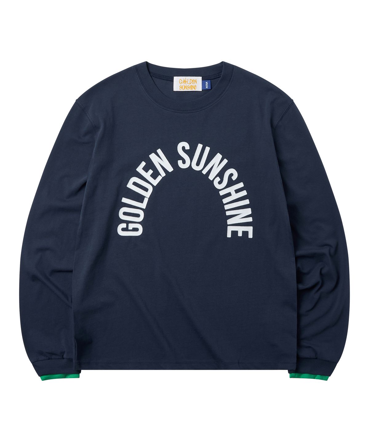 골든선샤인(GOLDEN SUNSHINE) JOURNAL LONG SLEEVE TEE_BLUEBERRY