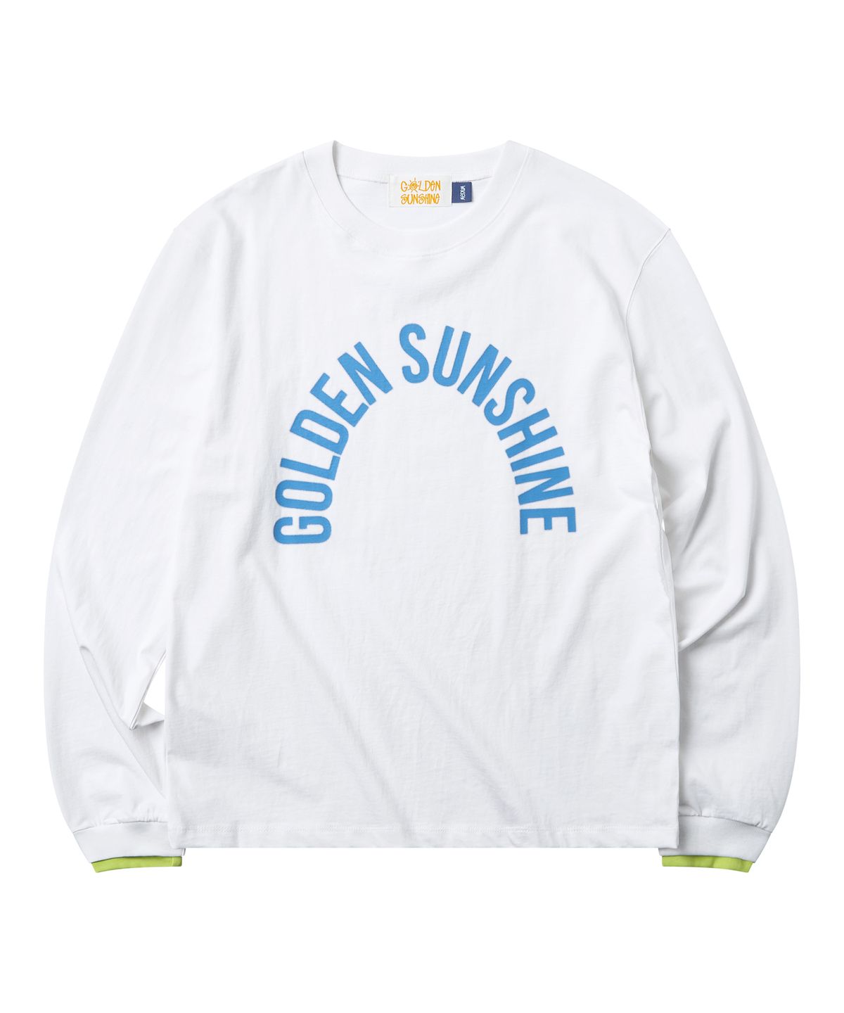 골든선샤인(GOLDEN SUNSHINE) JOURNAL LONG SLEEVE TEE_WHITE