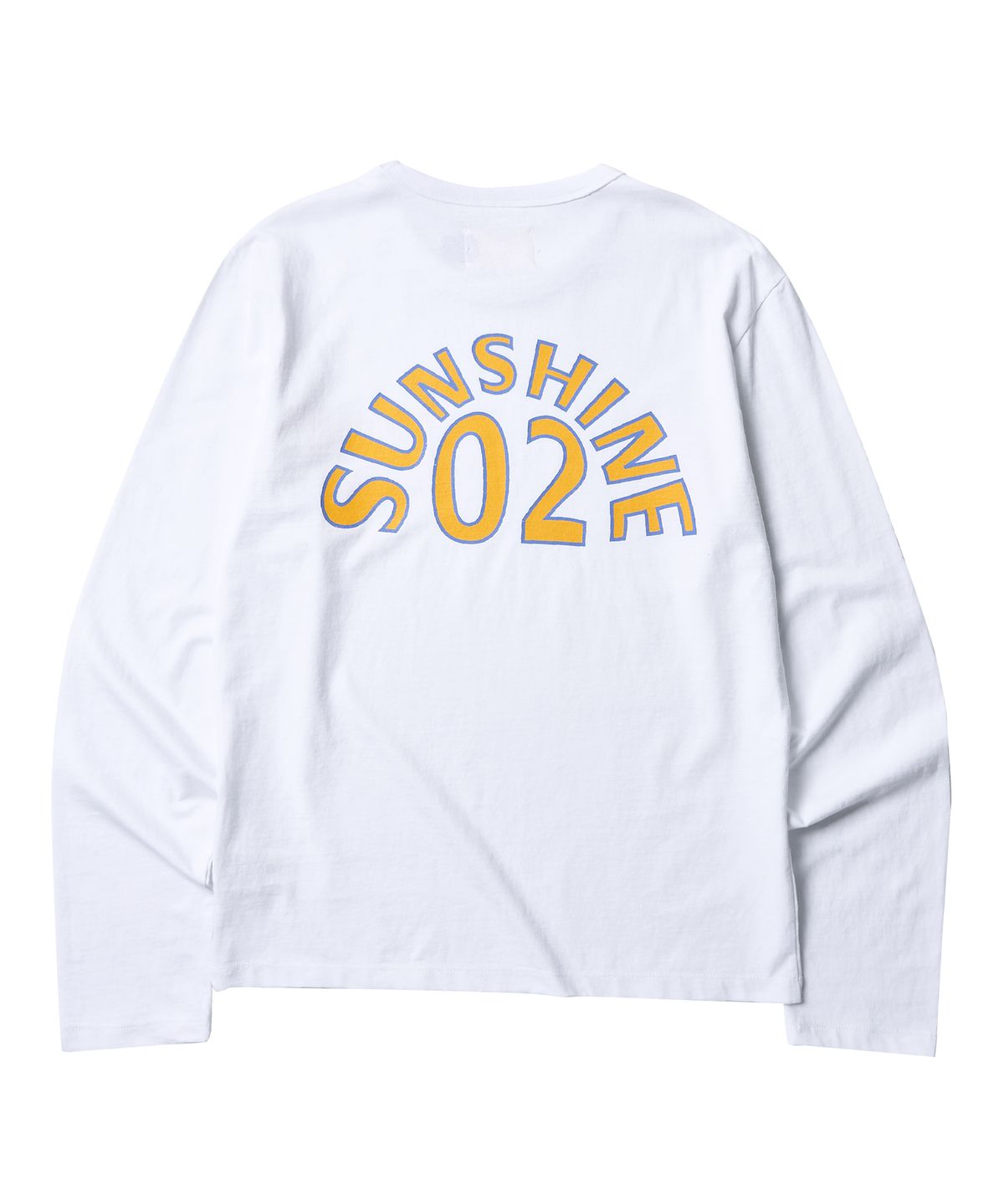 골든선샤인(GOLDEN SUNSHINE) SUN ROUND LONG SLEEVE TEE_WHITE