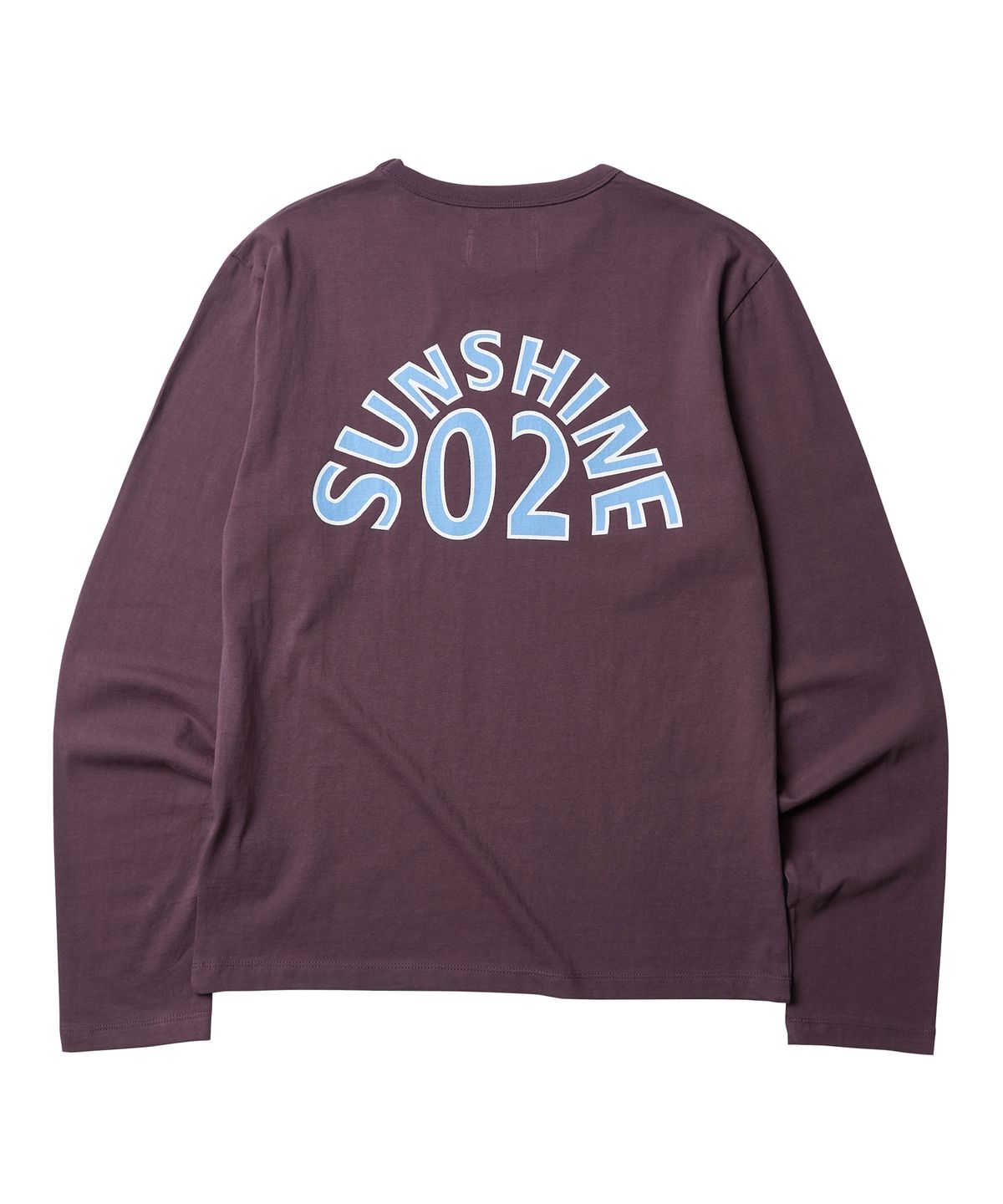 골든선샤인(GOLDEN SUNSHINE) SUN ROUND LONG SLEEVE TEE_SWEET GRAPE