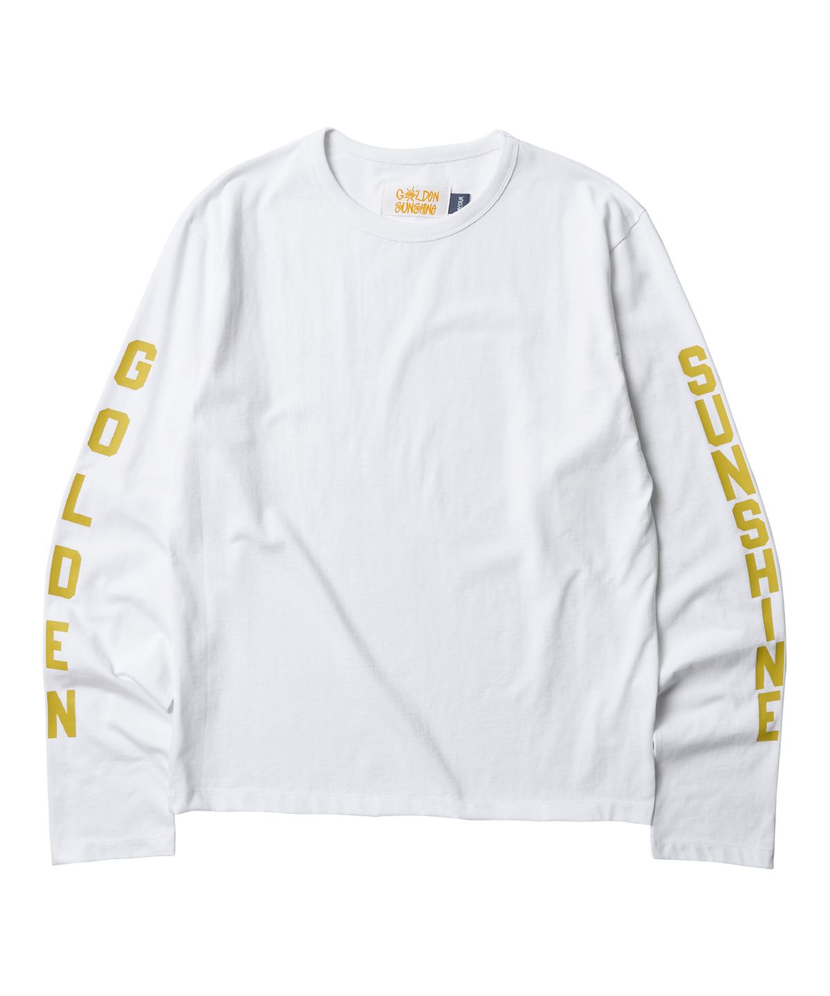 골든선샤인(GOLDEN SUNSHINE) MAKE ROUND LONG SLEEVE TEE_WHITE