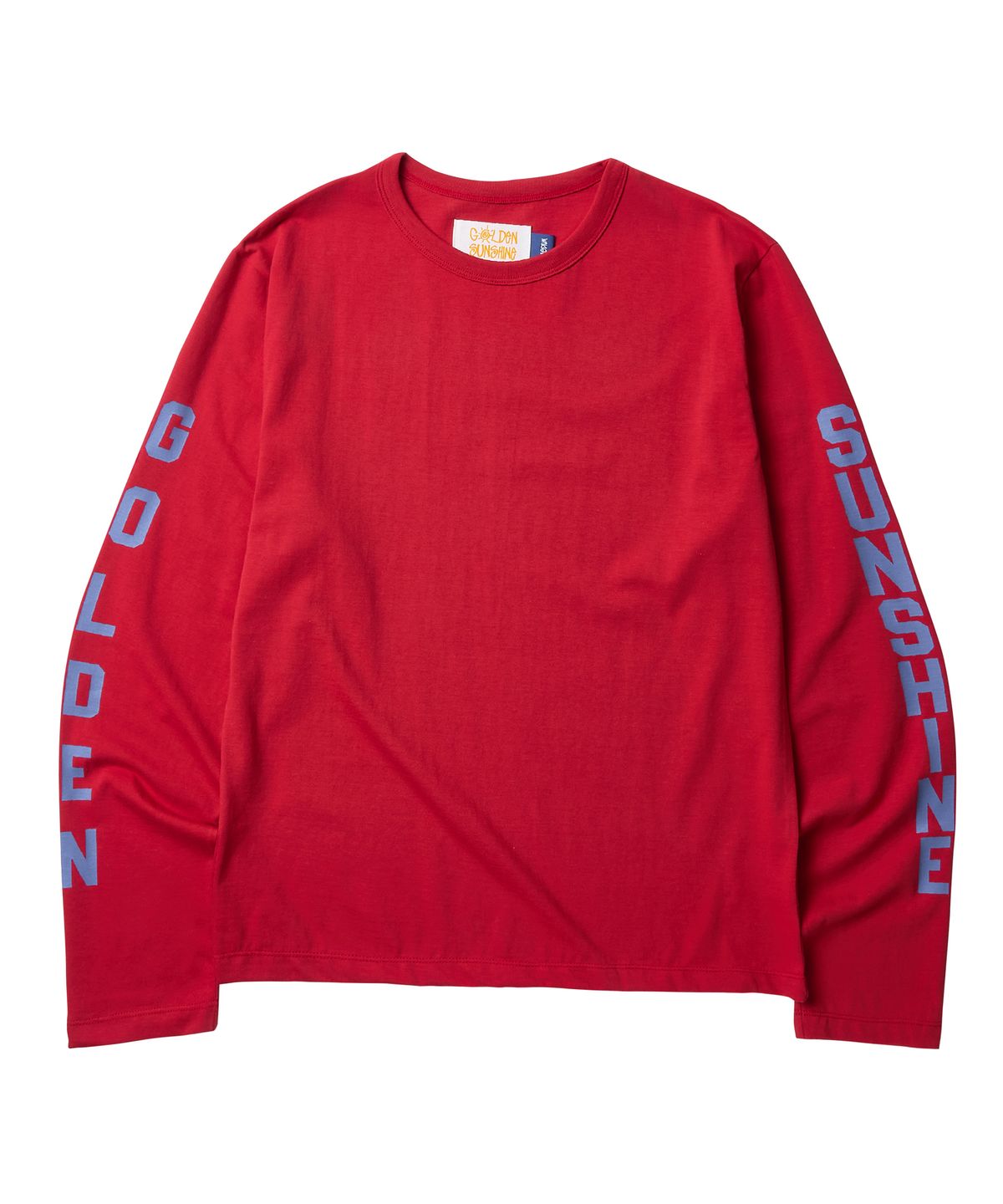 골든선샤인(GOLDEN SUNSHINE) MAKE ROUND LONG SLEEVE TEE_DOWNRED