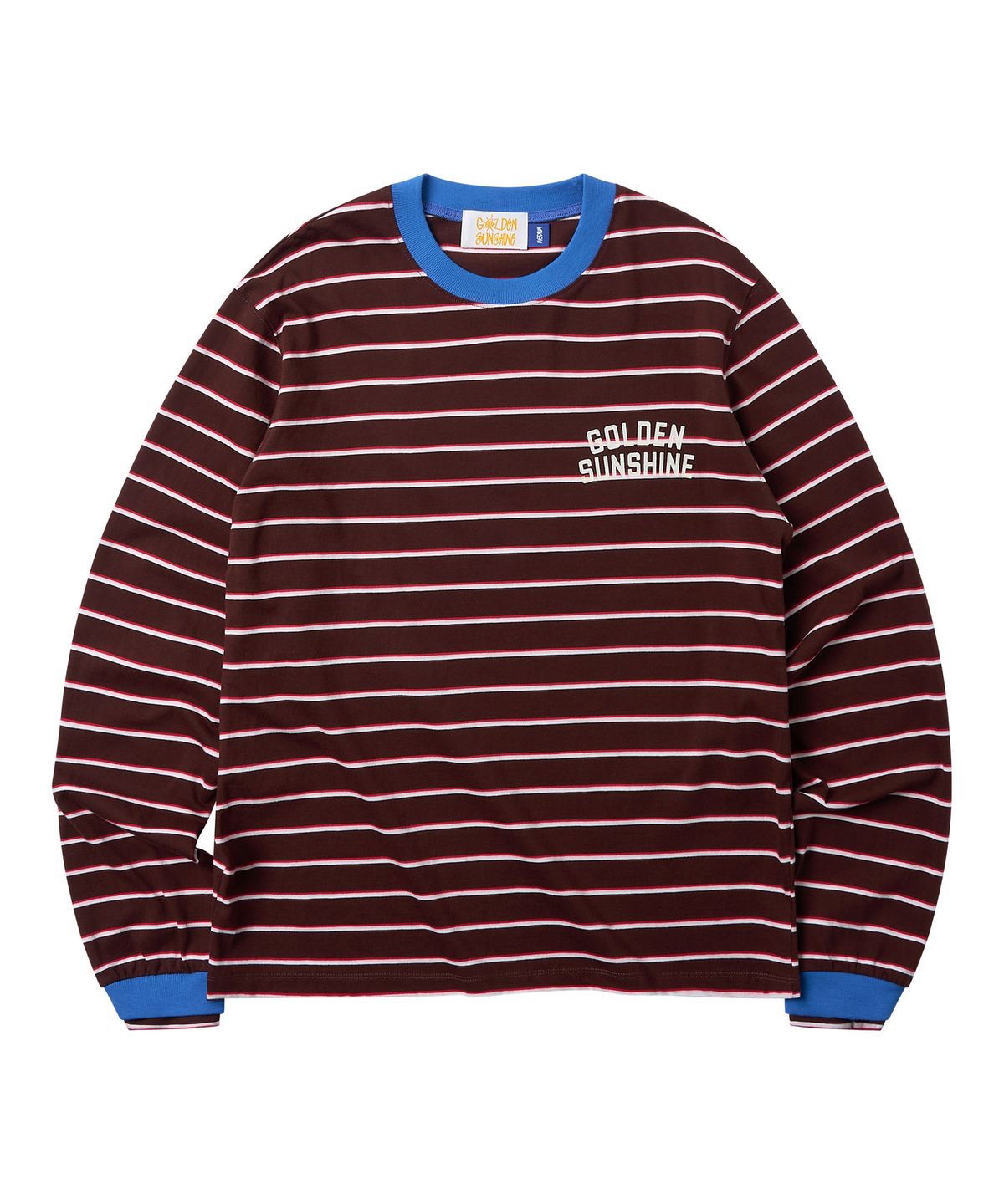 골든선샤인(GOLDEN SUNSHINE) AMERICAN LONG SLEEVE TEE_BROWN