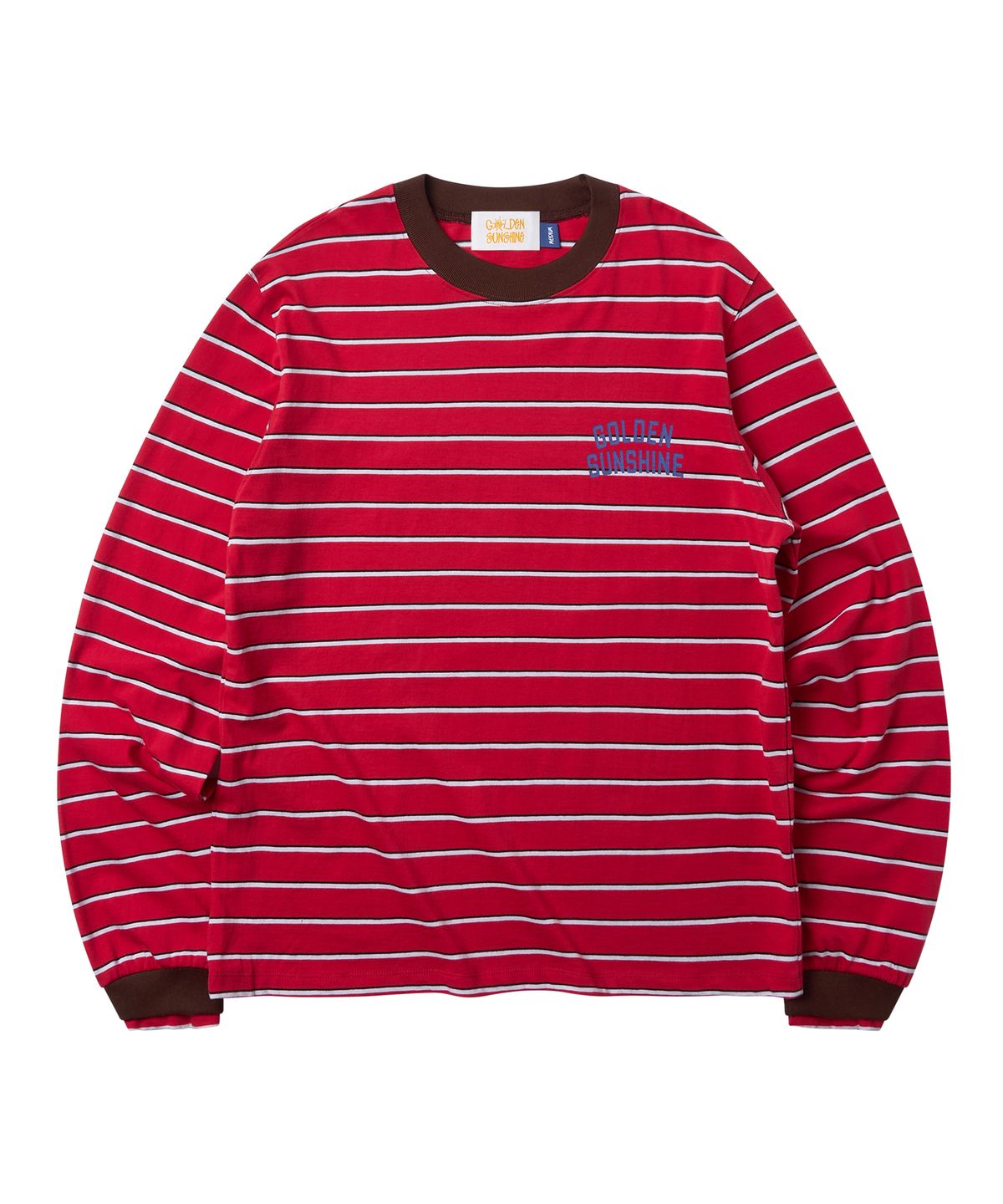골든선샤인(GOLDEN SUNSHINE) AMERICAN LONG SLEEVE TEE_RED