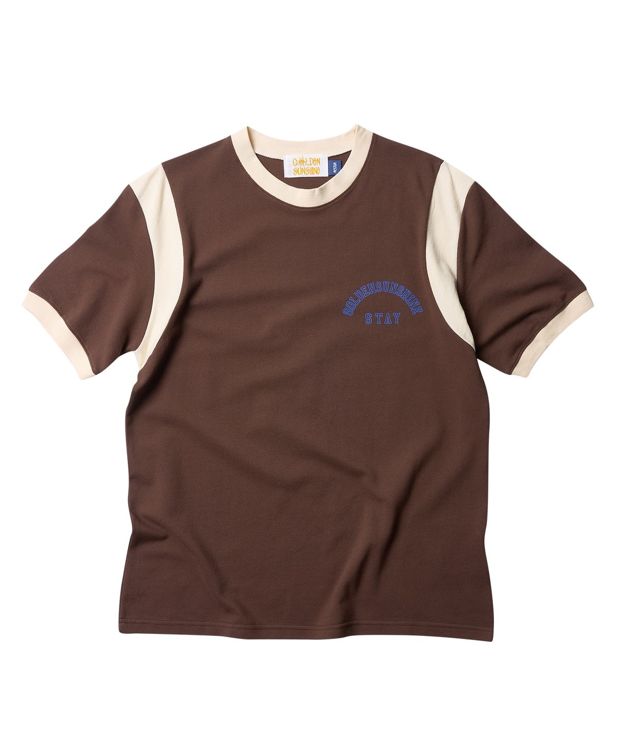 골든선샤인(GOLDEN SUNSHINE) STAY PQ TEE_BROWN