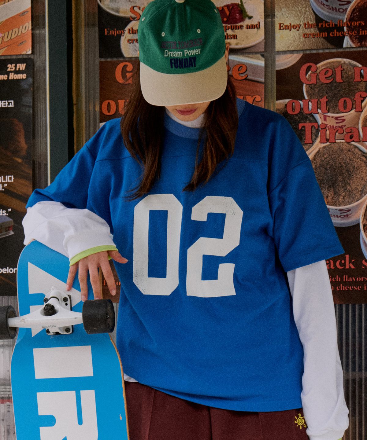 골든선샤인(GOLDEN SUNSHINE) G.D.S LOW TEE_BLUE