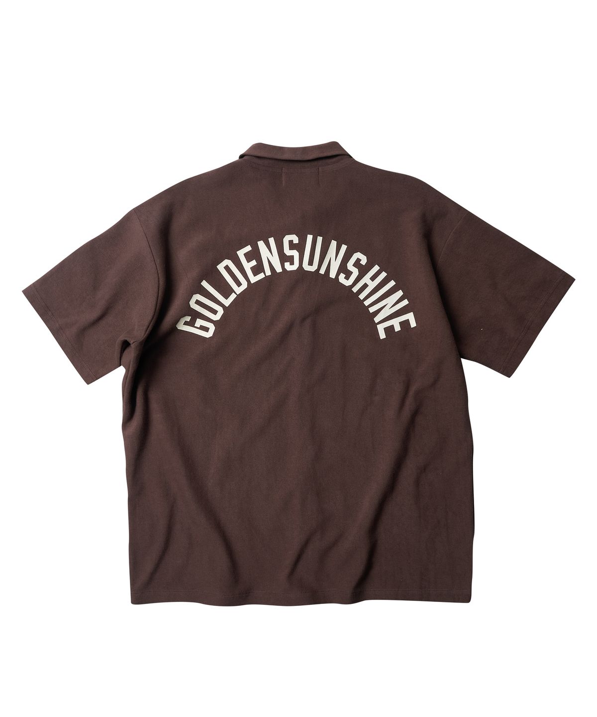 골든선샤인(GOLDEN SUNSHINE) SUNSHINE SHORT SLEEVE SHIRTS_BROWN