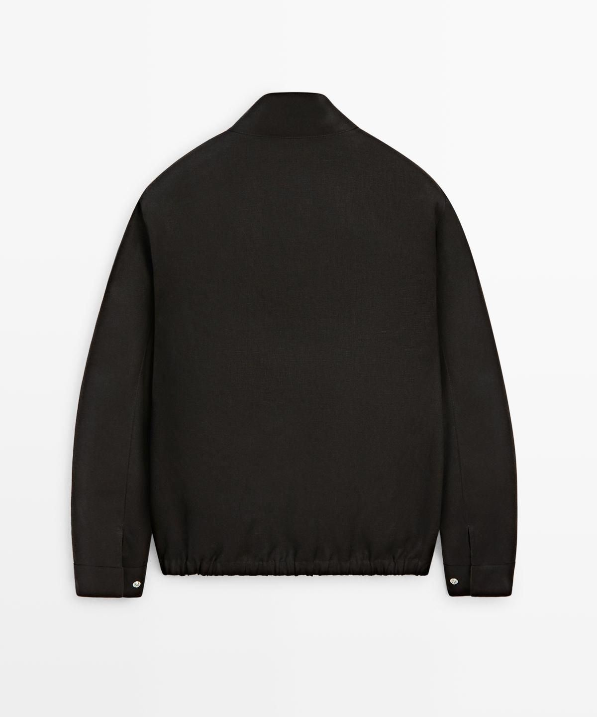 마시모두띠(MASSIMO DUTTI) 리버서블 린넨 재킷