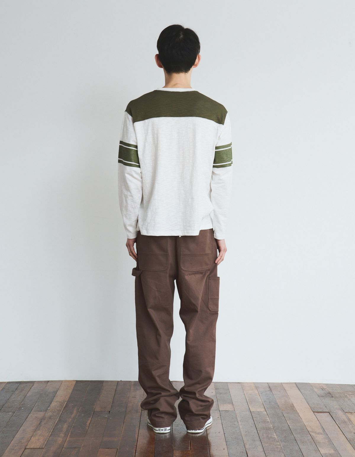 로어즈(LORES) Slub Rugby L/S Tee - White