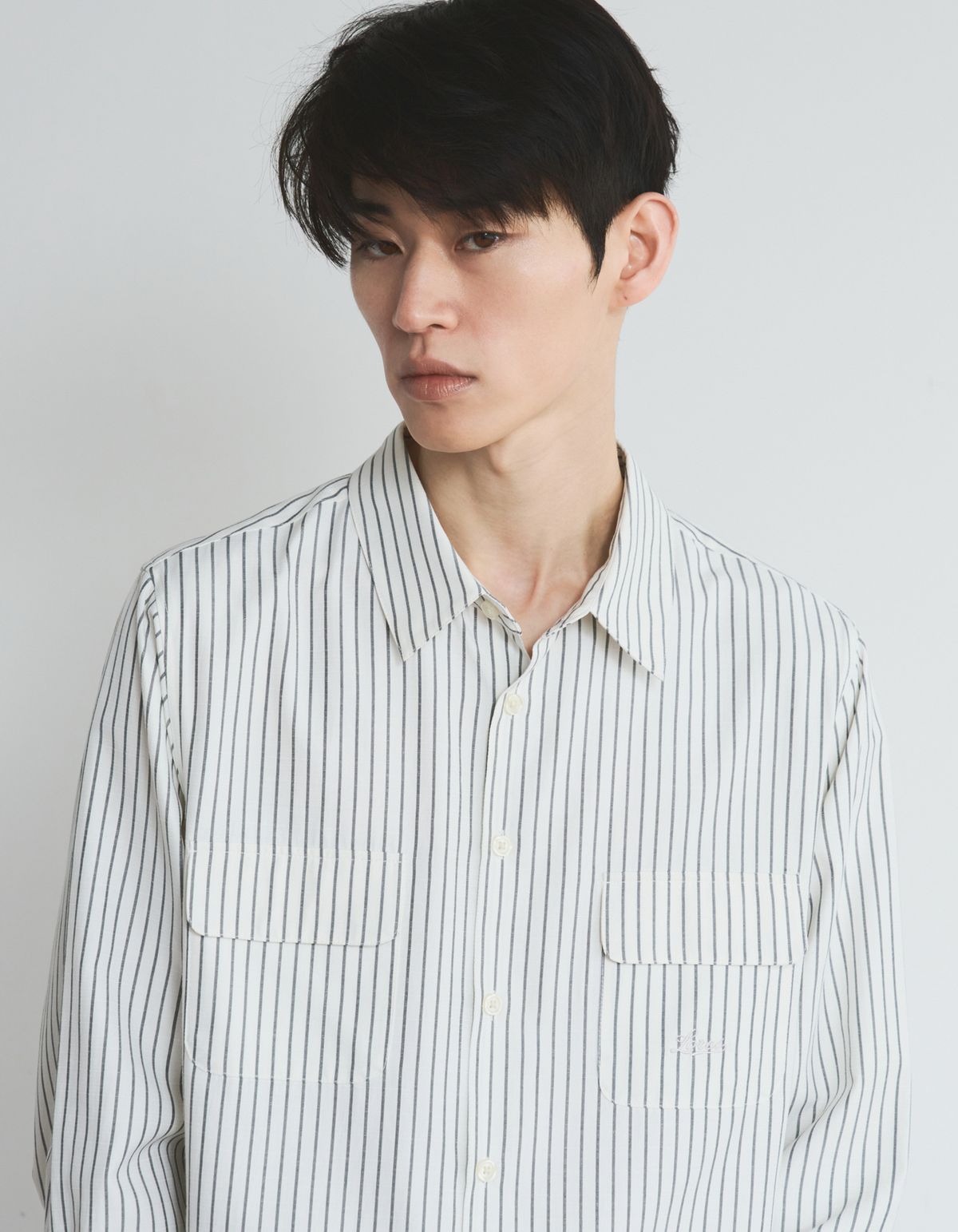 로어즈(LORES) Double Pocket Shirts - White