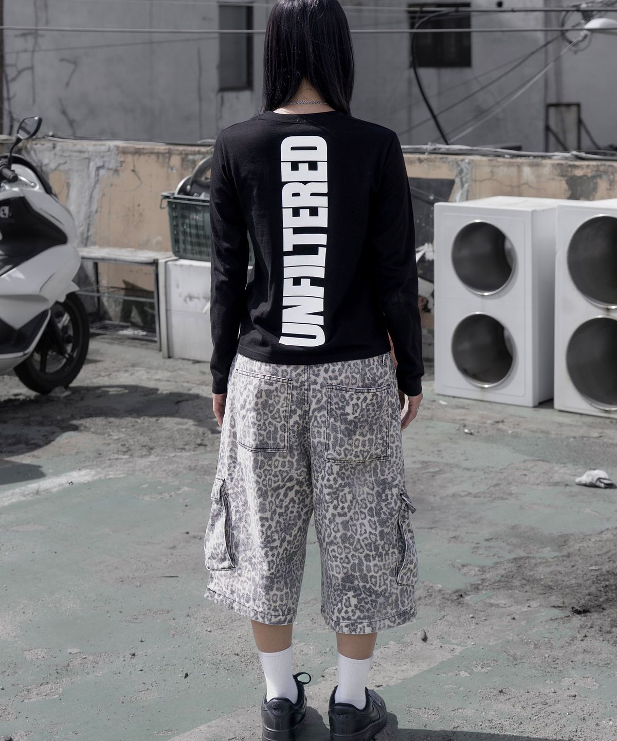 씨티씨(CTC) Unfiltered-fit long sleeve tee (black)