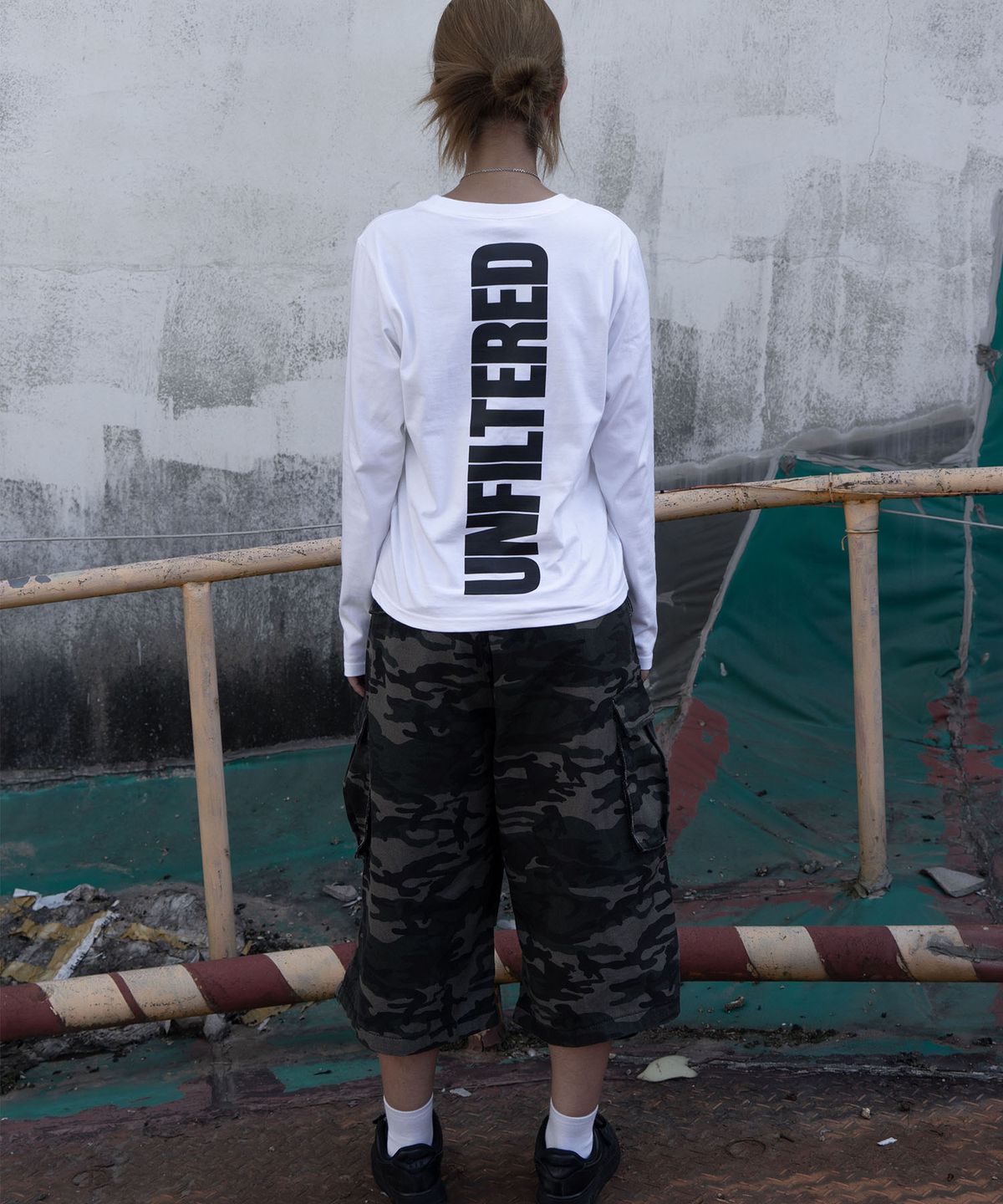 씨티씨(CTC) Unfiltered-fit long sleeve tee (white)