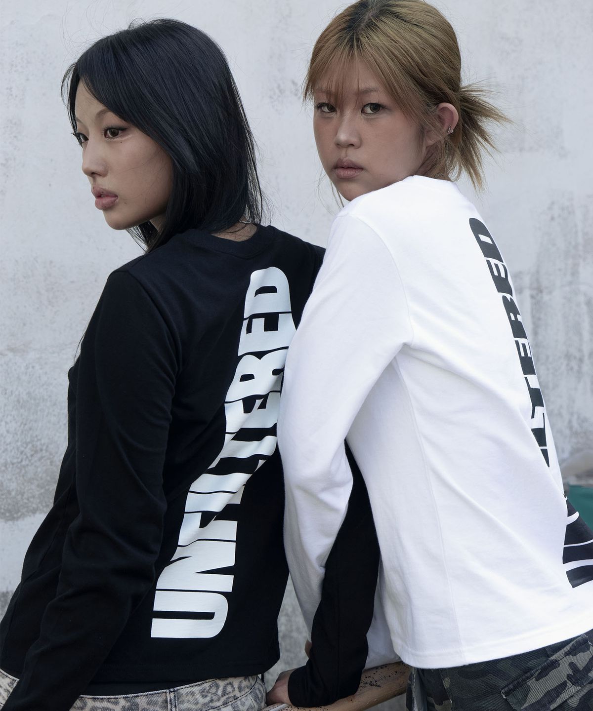 씨티씨(CTC) Unfiltered-fit long sleeve tee (white)