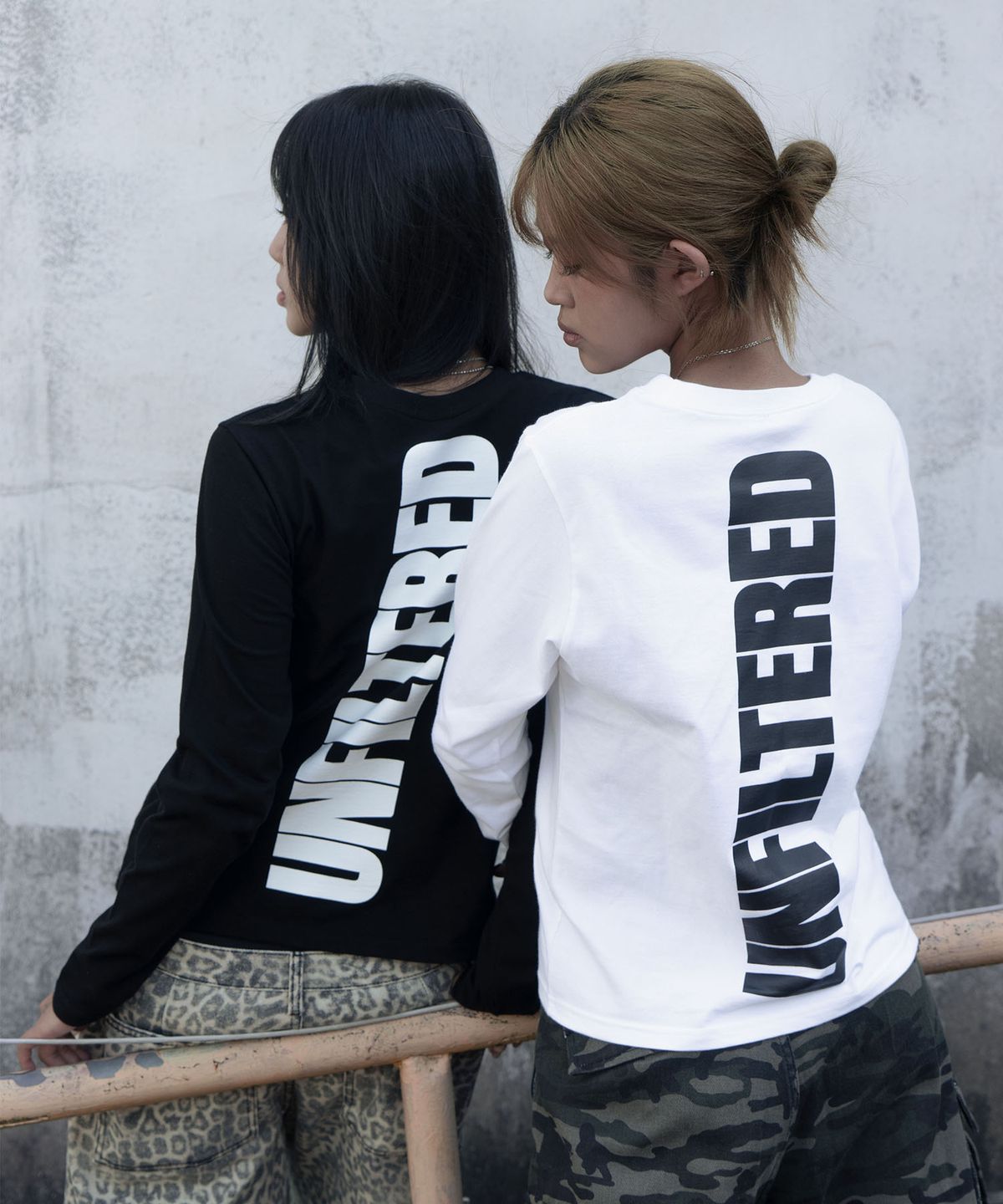 씨티씨(CTC) Unfiltered-fit long sleeve tee (white)