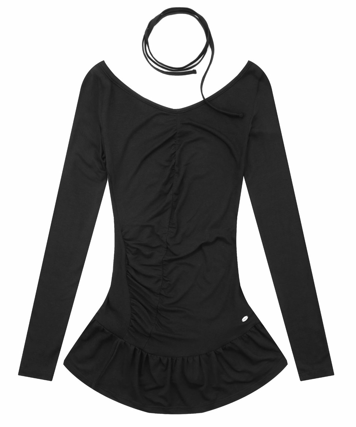 511비전(511VISION) AERIAL TIE SHIRRING DRESS , BLACK