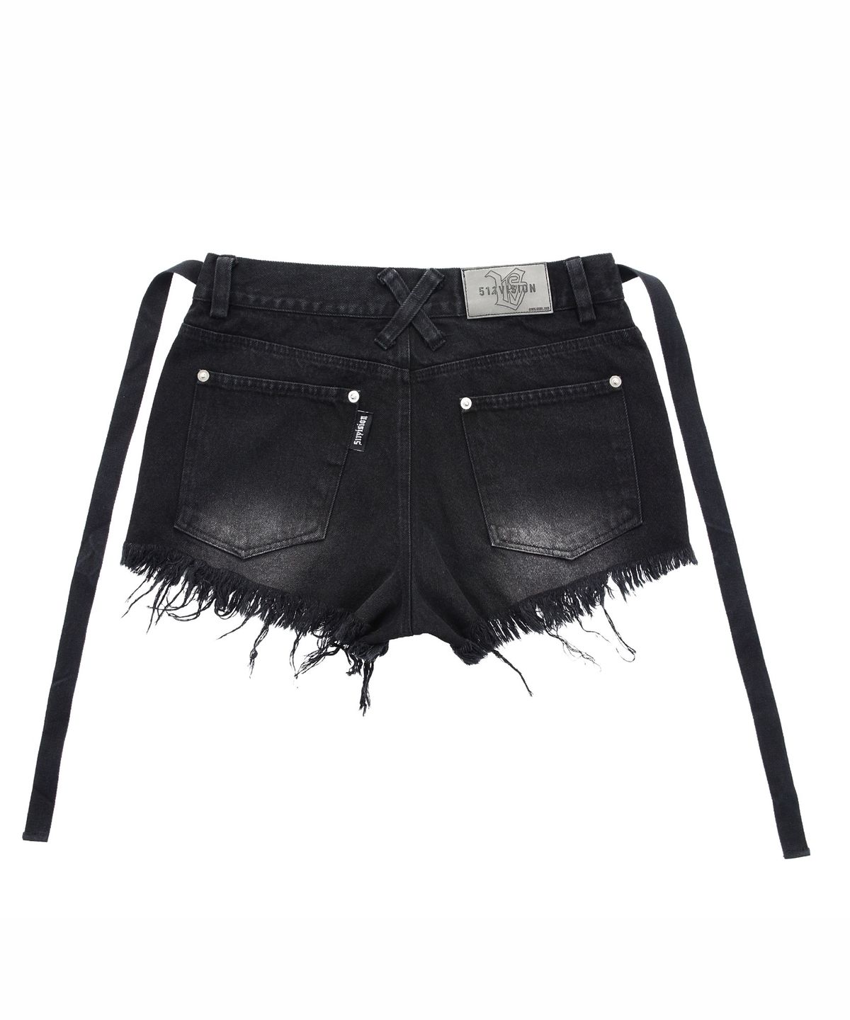 511비전(511VISION) 51V AXIS BUCKLE WASHED SHORTS , BLACK