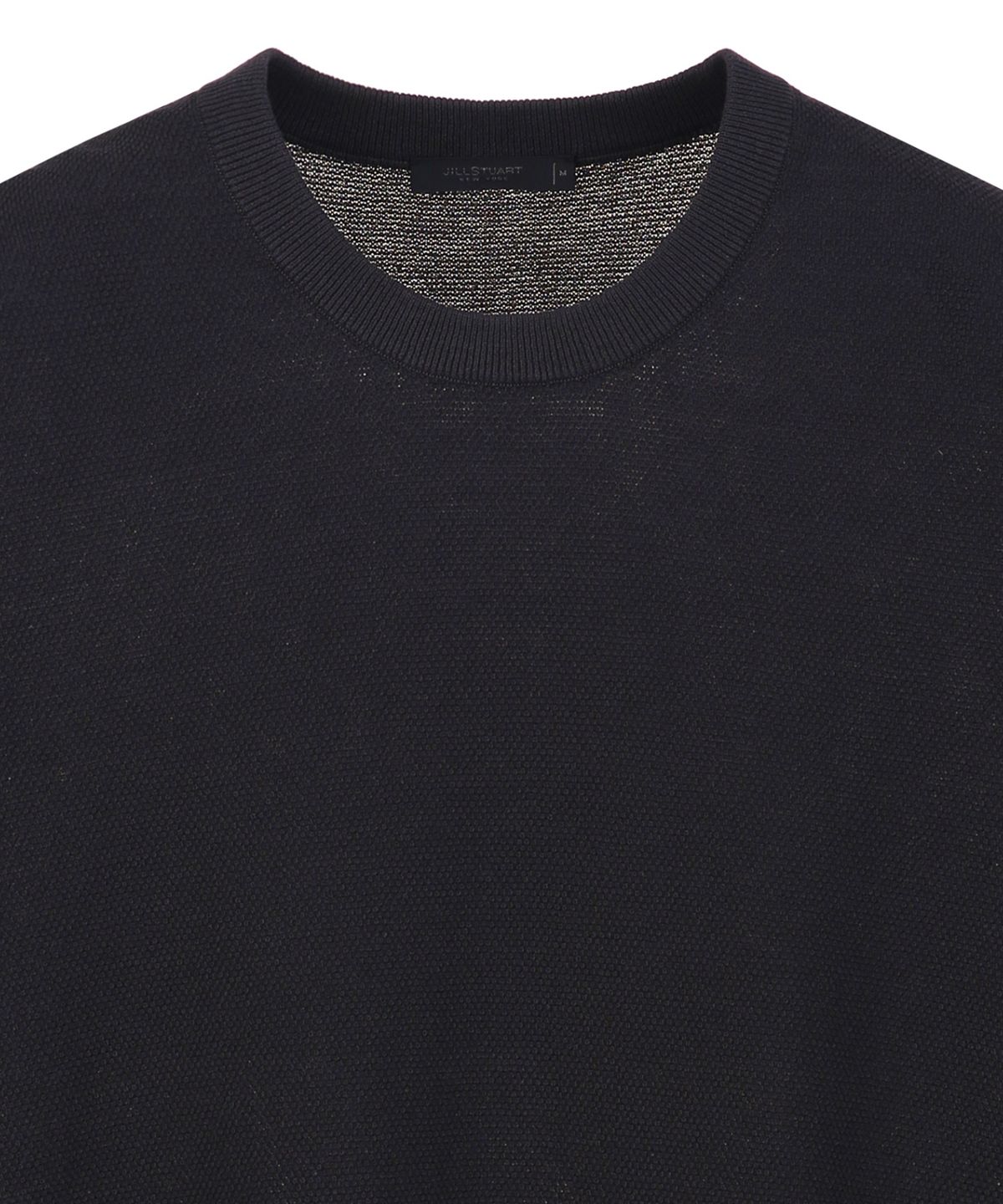 질스튜어트뉴욕 맨(JILLSTUART NEWYORK MEN) 코튼 강연 크루넥 니트 - 다크네이비 (JNSW6B402N3)