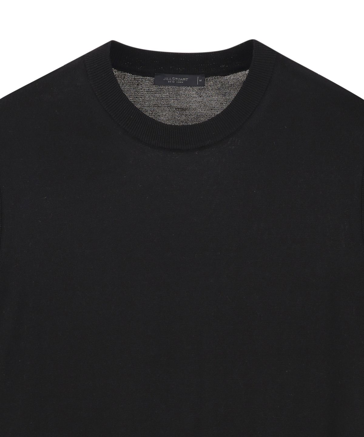 질스튜어트뉴욕 맨(JILLSTUART NEWYORK MEN) 실크 블렌드 크루넥 니트 - 블랙 (JNSW6B302BK)
