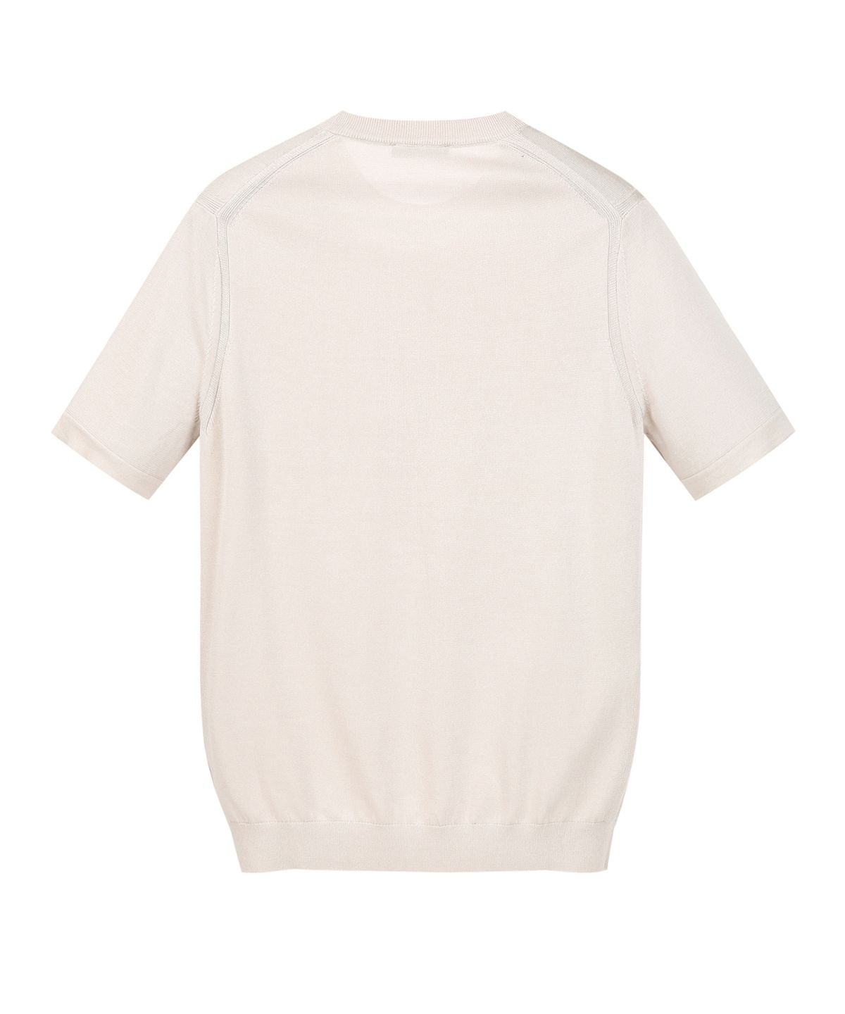 질스튜어트뉴욕 맨(JILLSTUART NEWYORK MEN) 실크 블렌드 크루넥 니트 - 라이트베이지 (JNSW6B302I1)