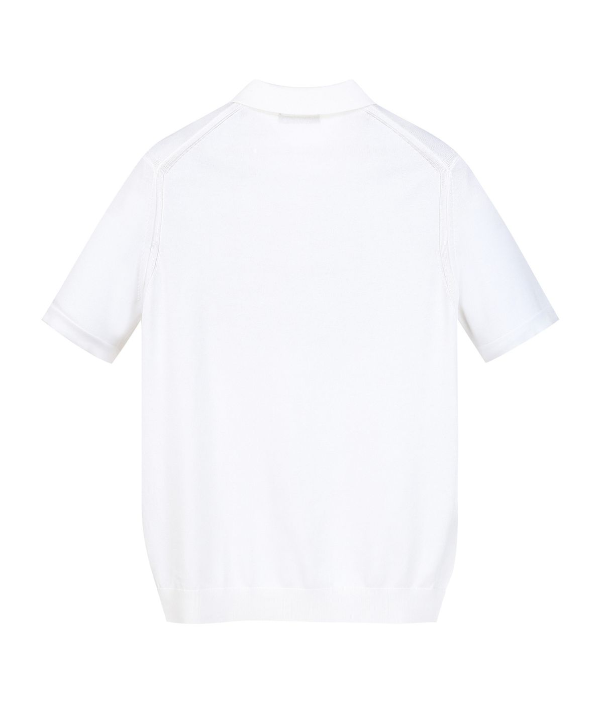 질스튜어트뉴욕 맨(JILLSTUART NEWYORK MEN) 실크 블렌드 카라 니트 - 오프화이트 (JNSW6B301WT)