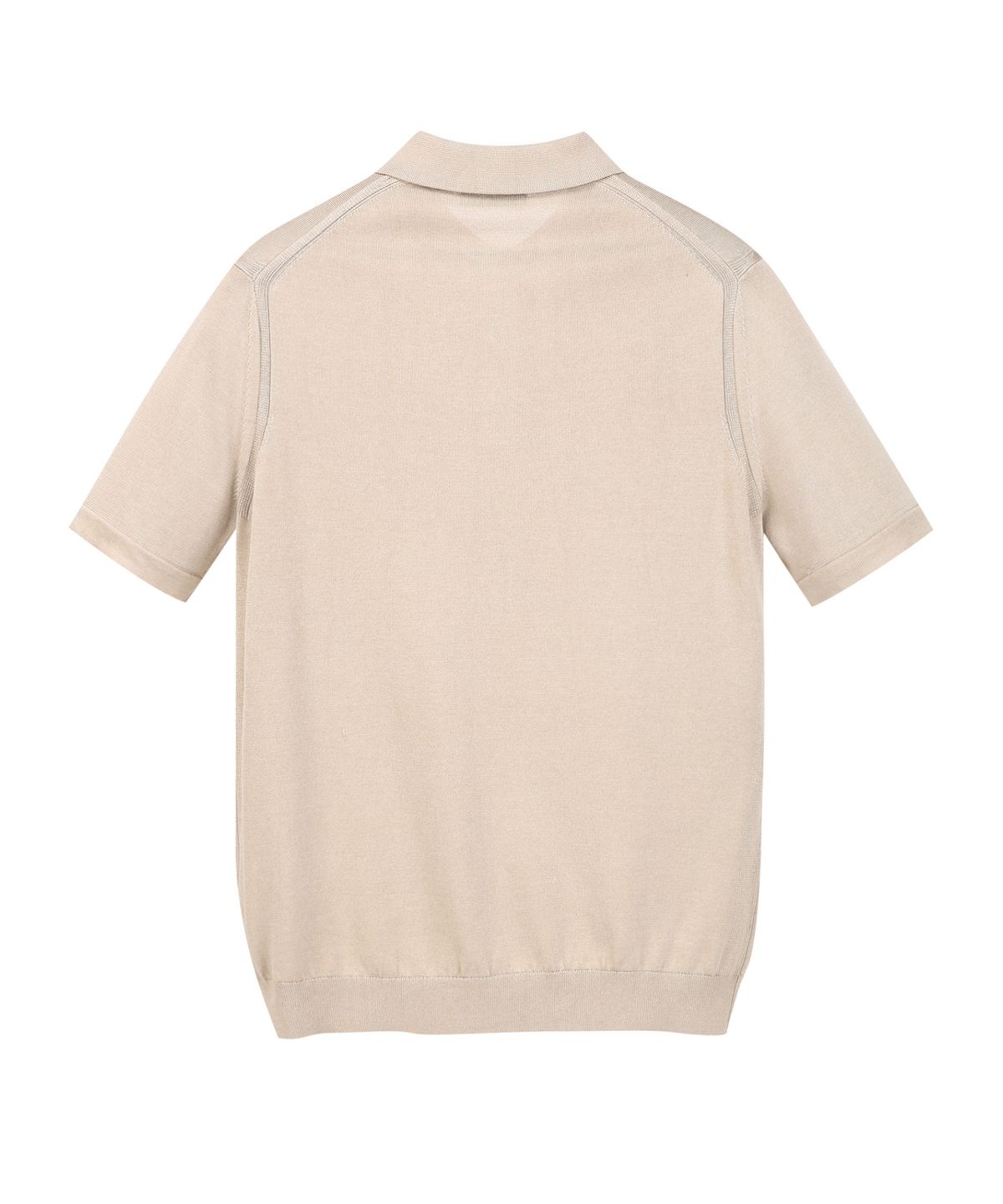 질스튜어트뉴욕 맨(JILLSTUART NEWYORK MEN) 실크 블렌드 카라 니트 - 베이지 (JNSW6B301I2)