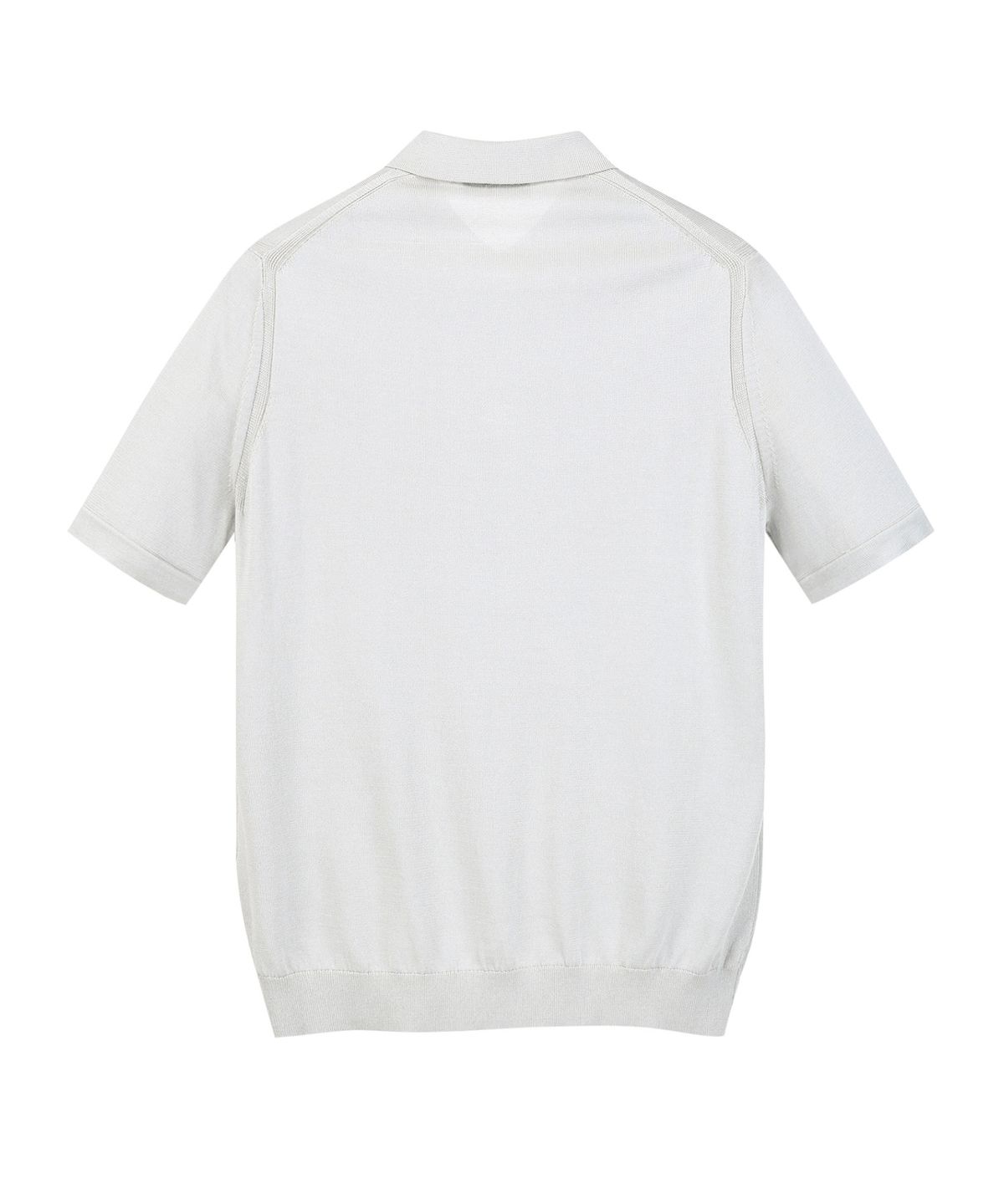 질스튜어트뉴욕 맨(JILLSTUART NEWYORK MEN) 실크 블렌드 카라 니트 - 라이트그레이 (JNSW6B301G1)
