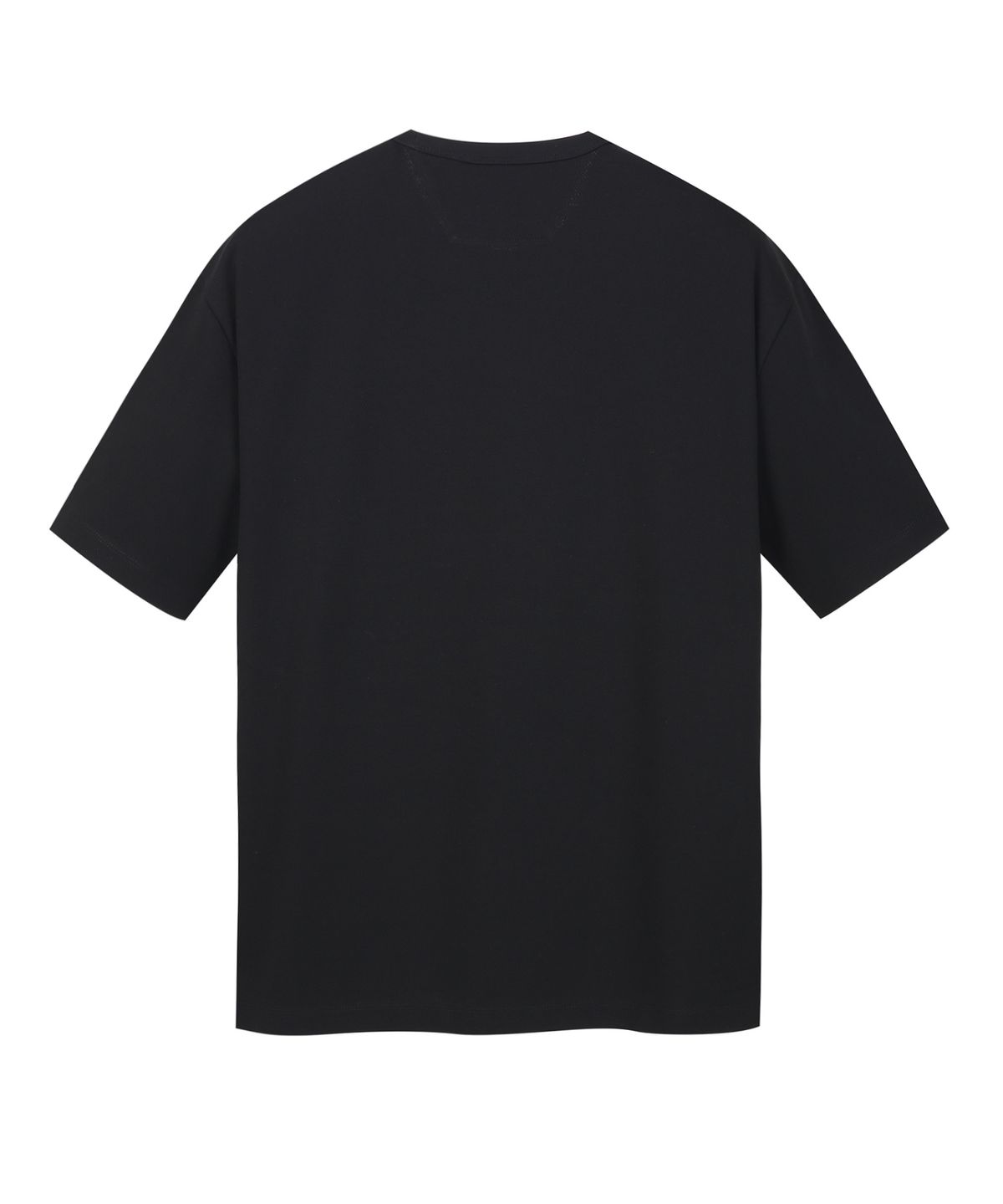 질스튜어트뉴욕 맨(JILLSTUART NEWYORK MEN) 세미오버핏 라운드 티셔츠 - 블랙 (JNTS6B311BK)