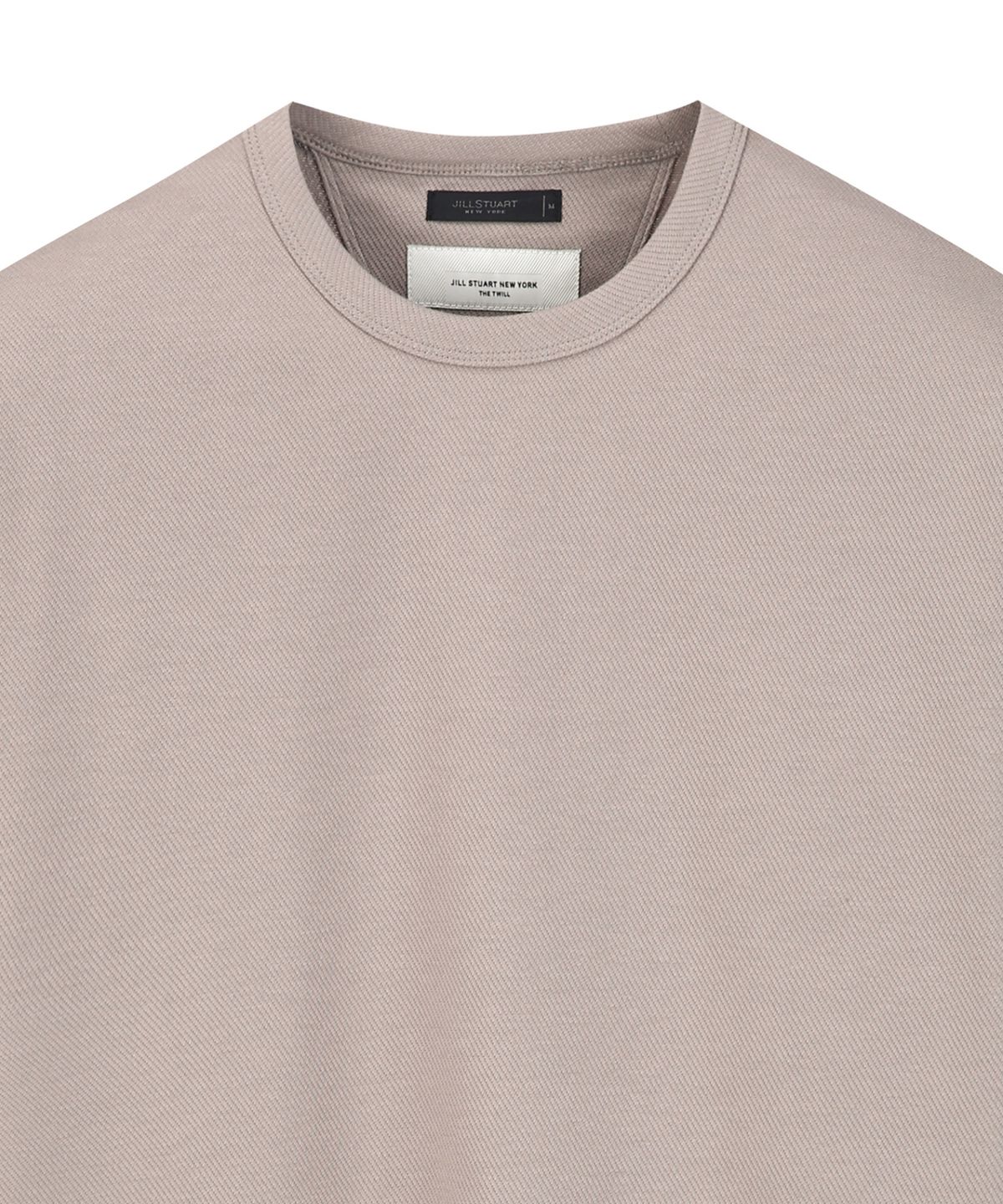 질스튜어트뉴욕 맨(JILLSTUART NEWYORK MEN) 세미오버핏 라운드 티셔츠 - 다크베이지 (JNTS6B311I3)