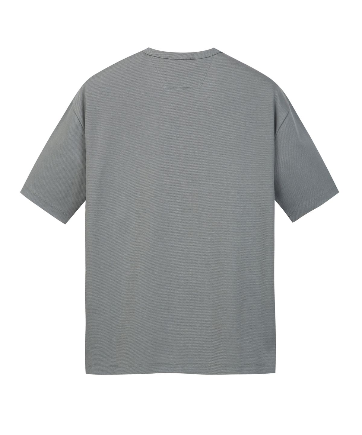 질스튜어트뉴욕 맨(JILLSTUART NEWYORK MEN) 세미오버핏 라운드 티셔츠 - 다크그린 (JNTS6B311E3)