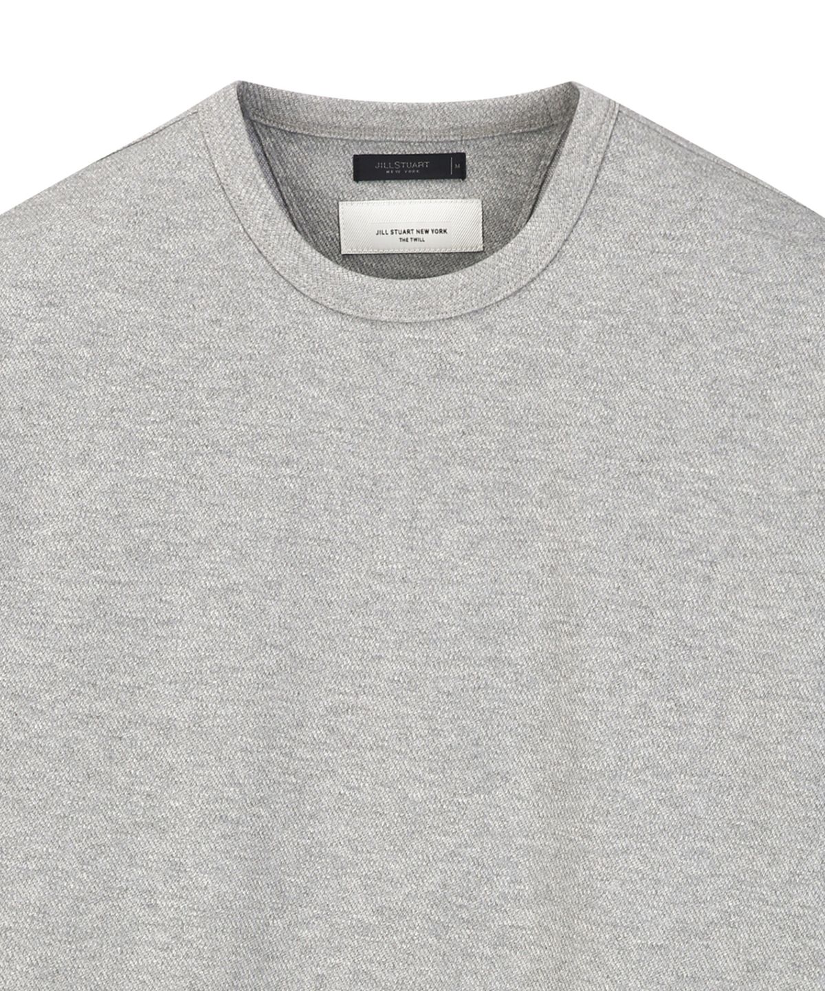 질스튜어트뉴욕 맨(JILLSTUART NEWYORK MEN) 세미오버핏 라운드 티셔츠 - 그레이 (JNTS6B311G2)