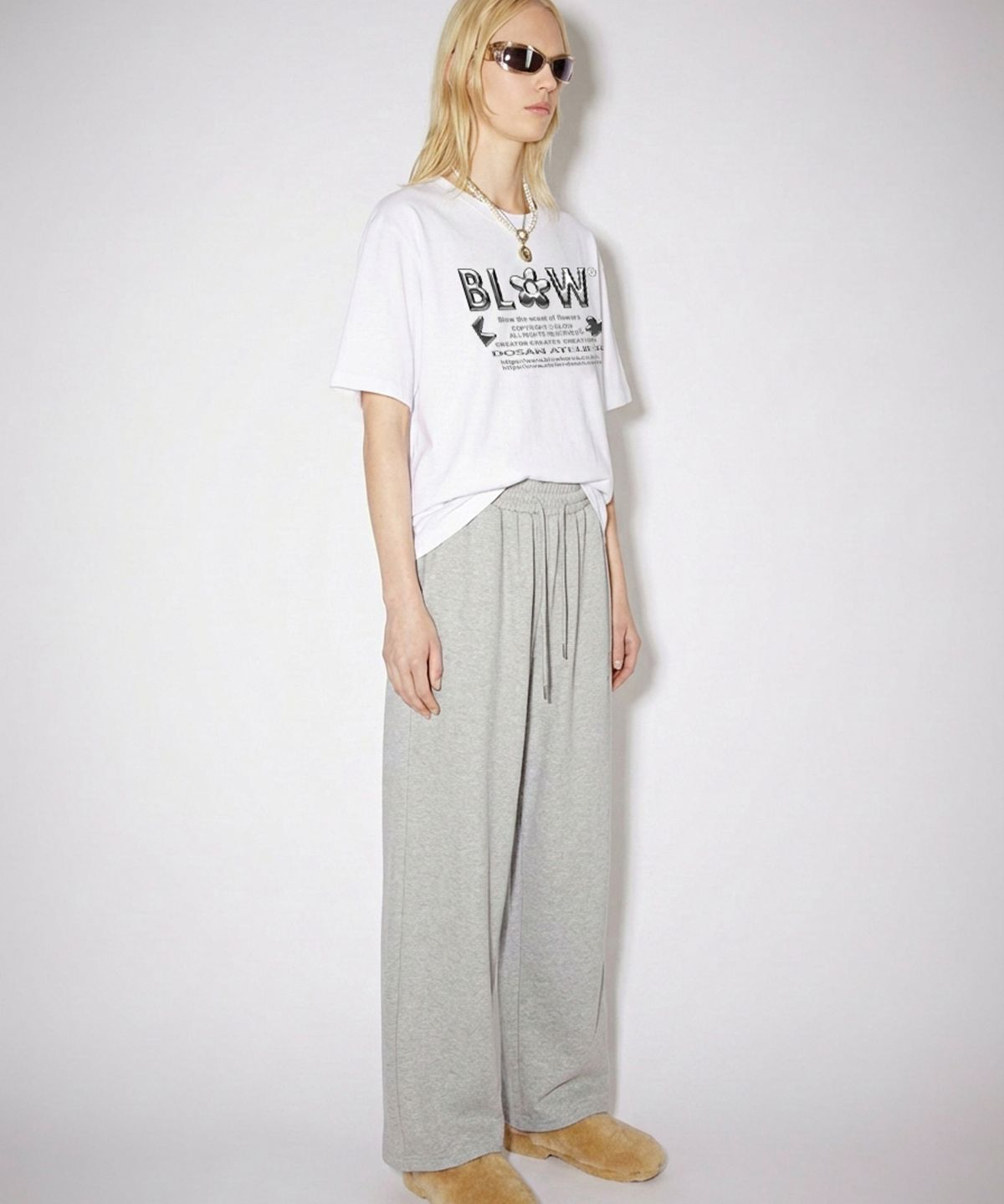블로우(BLOW) LENTICULAR LOGO SWEAT PANTS